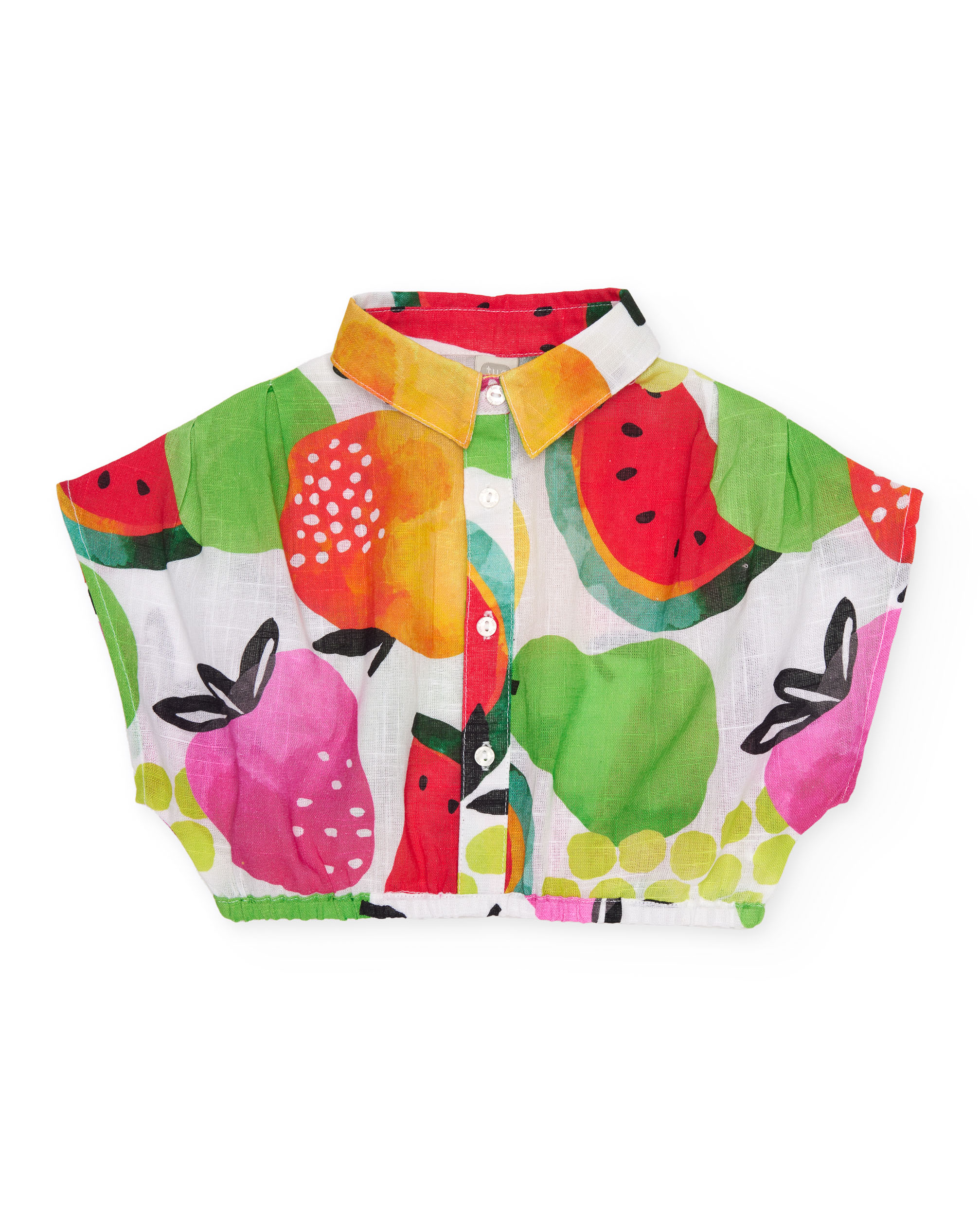 Imagem 0 de Camisa de Plana com Design Curto
