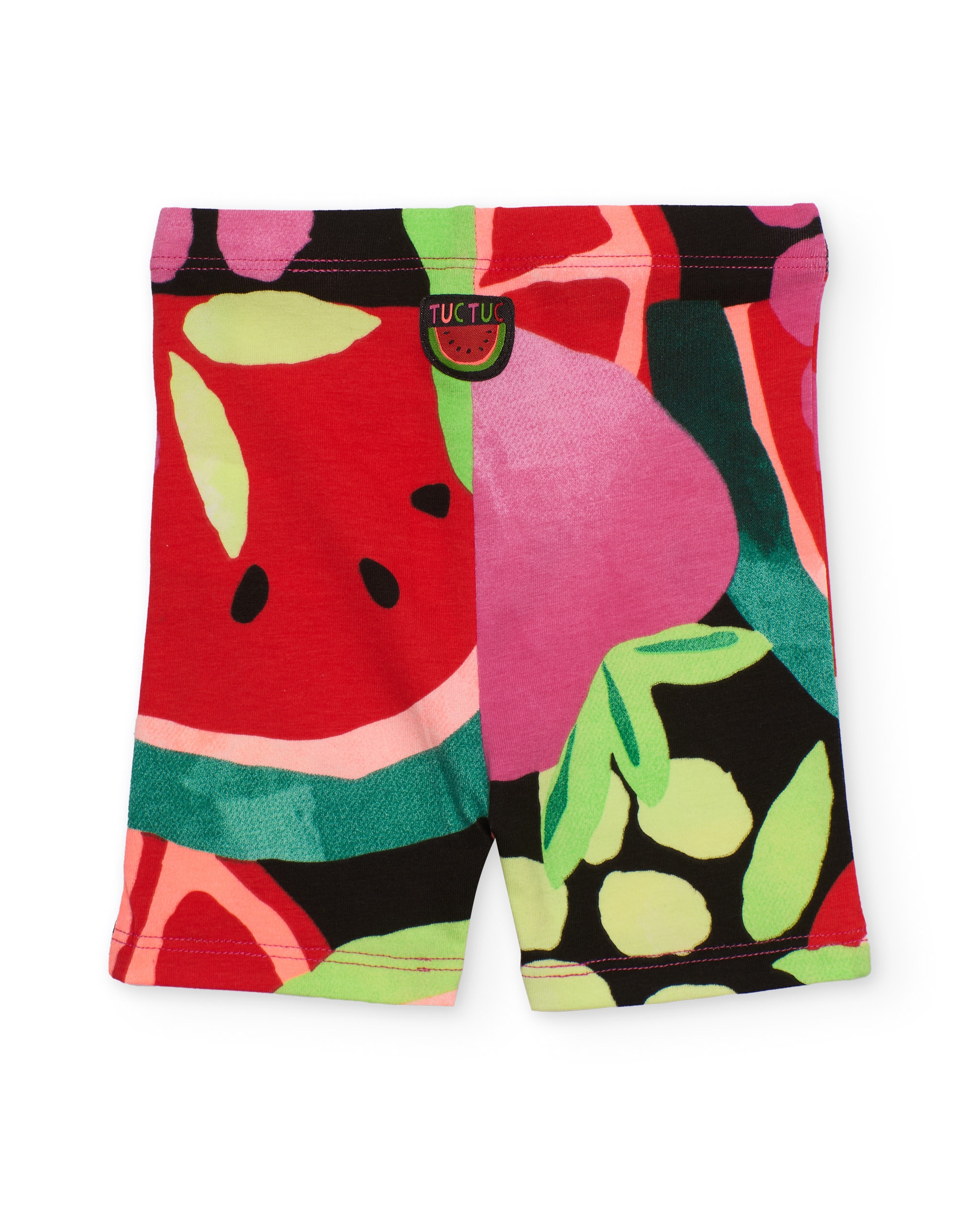 Leggings de Malha com Design de Frutas Multicolor-2