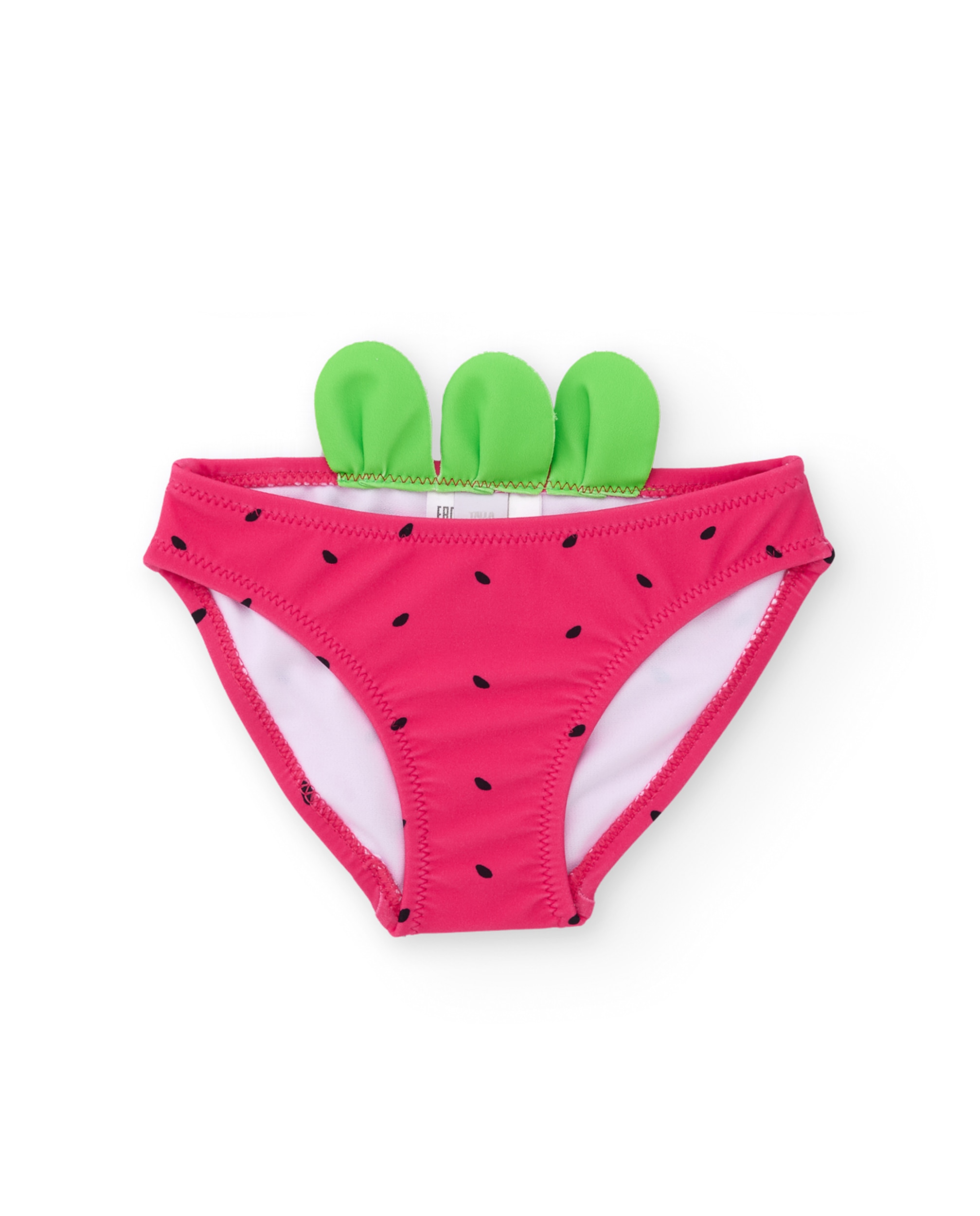 Imagem 0 de Cueca Infantil de Malha com Detalhe de Folhinhas