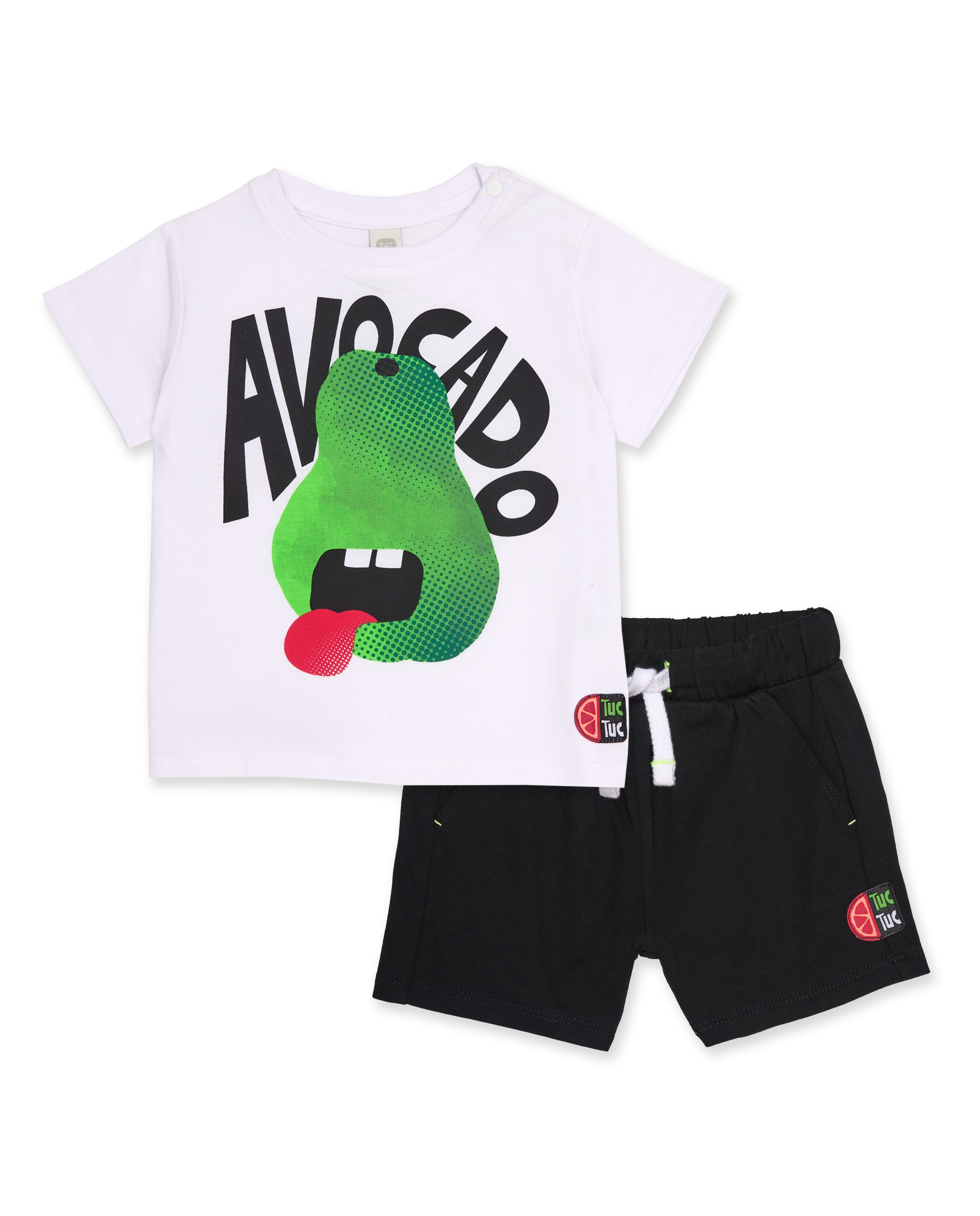Imagem 0 de Conjunto Infantil de Malha com Estampado Frontal Grande