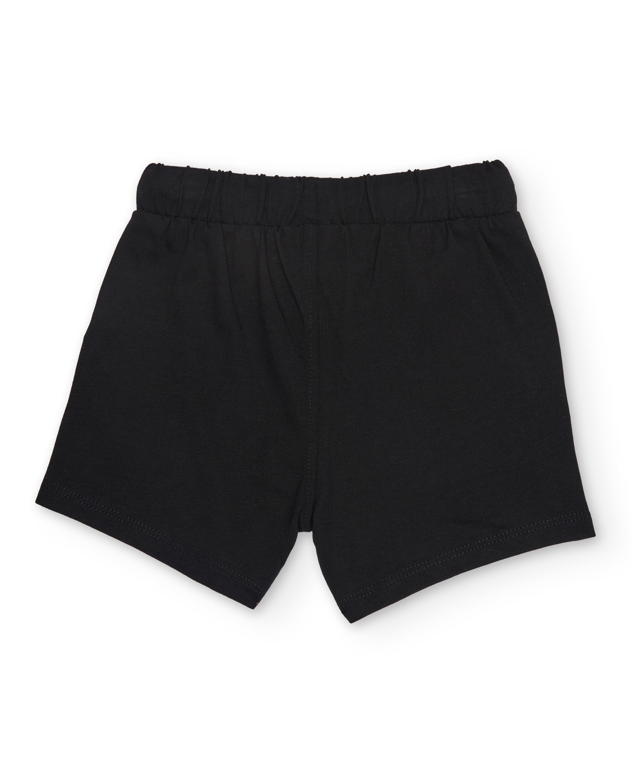 Conjunto Infantil de Malha com Estampado Frontal Grande Branco-5