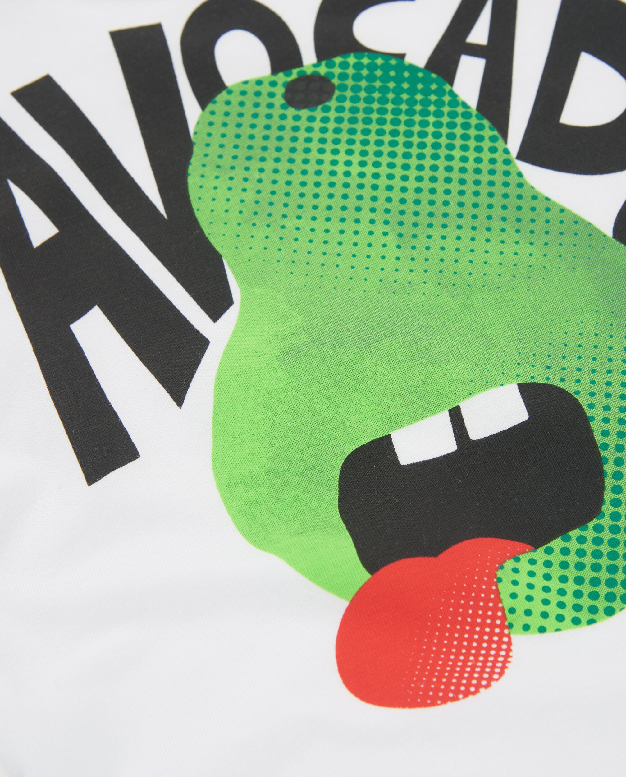 T-shirt Infantil de Malha com Design de Abacate Tuc tuc Branco-4
