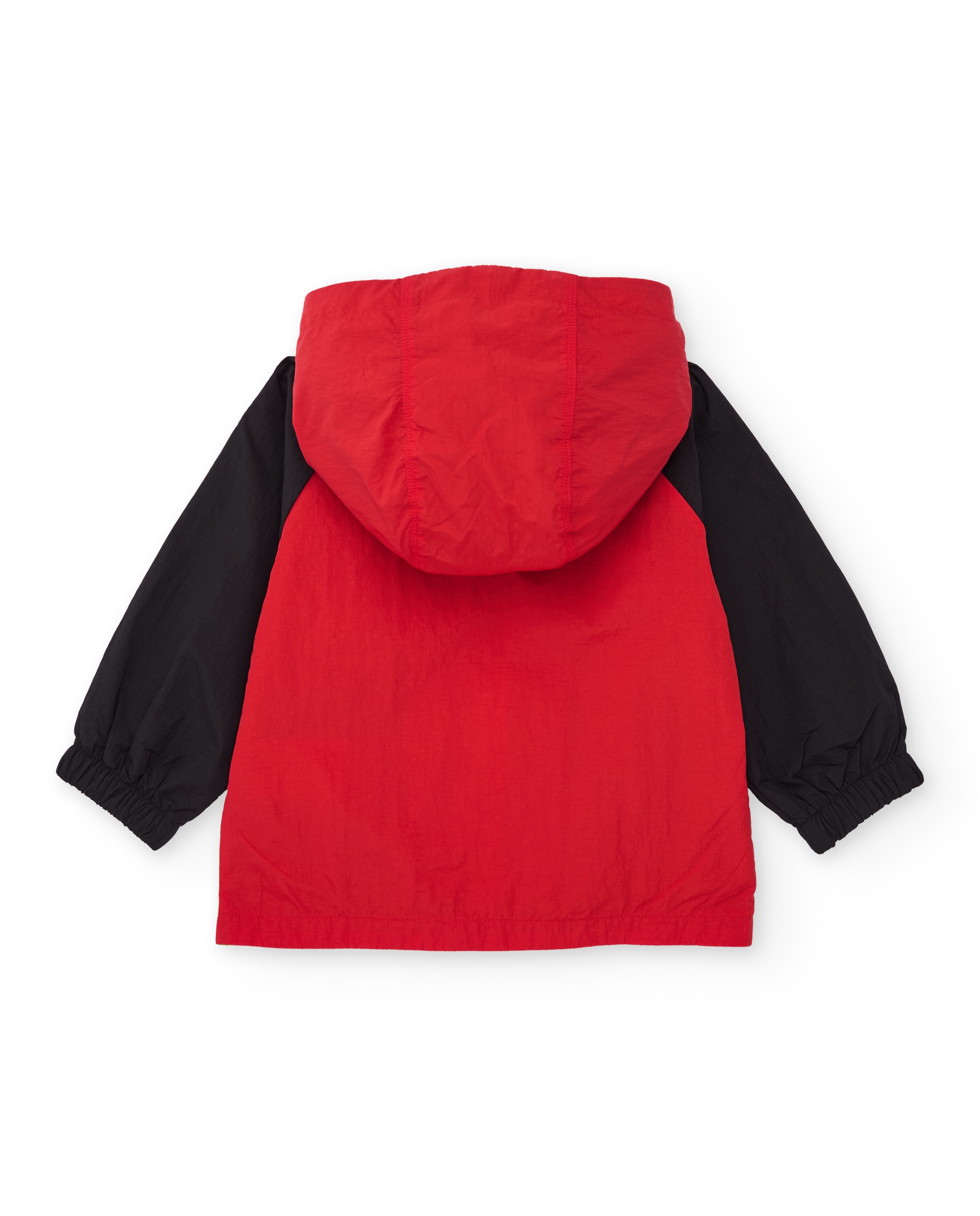 Casaco Infantil de Plana com Fecho Zip Vermelho-2