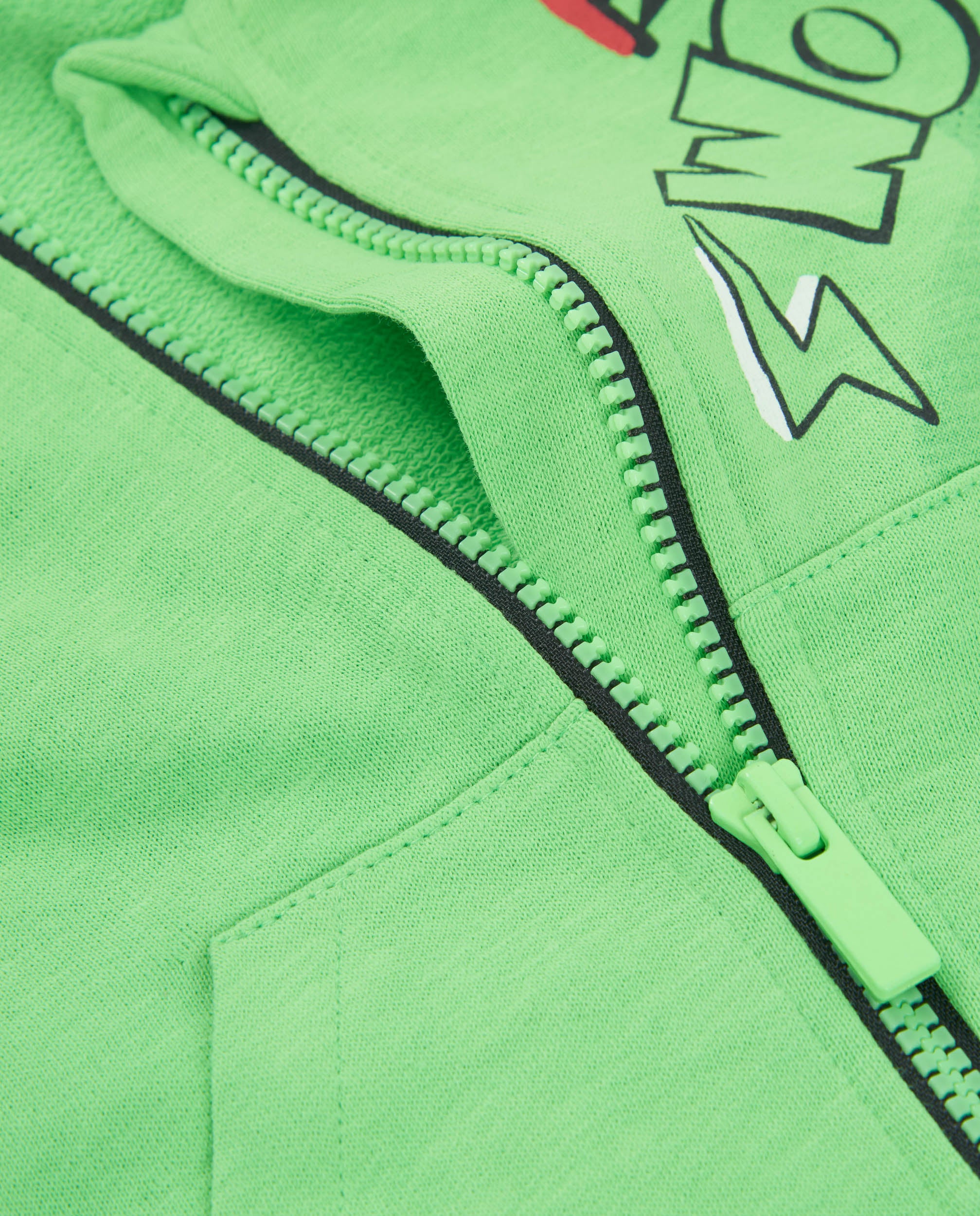 Sweatshirt Infantil de Malha com Bolso Tipo Canguru Verde-4
