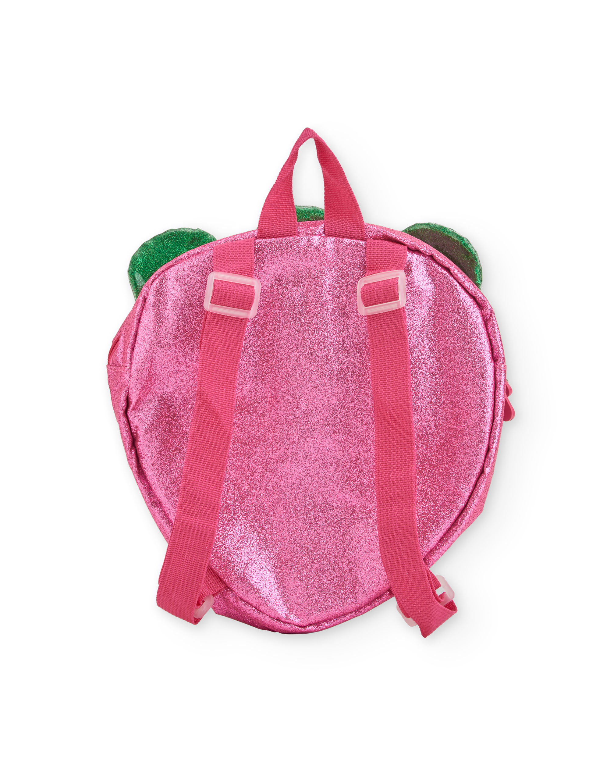 Mochila Infantil de Plana com Acabamento Brilhante Tuc tuc Rosa / Verde-2