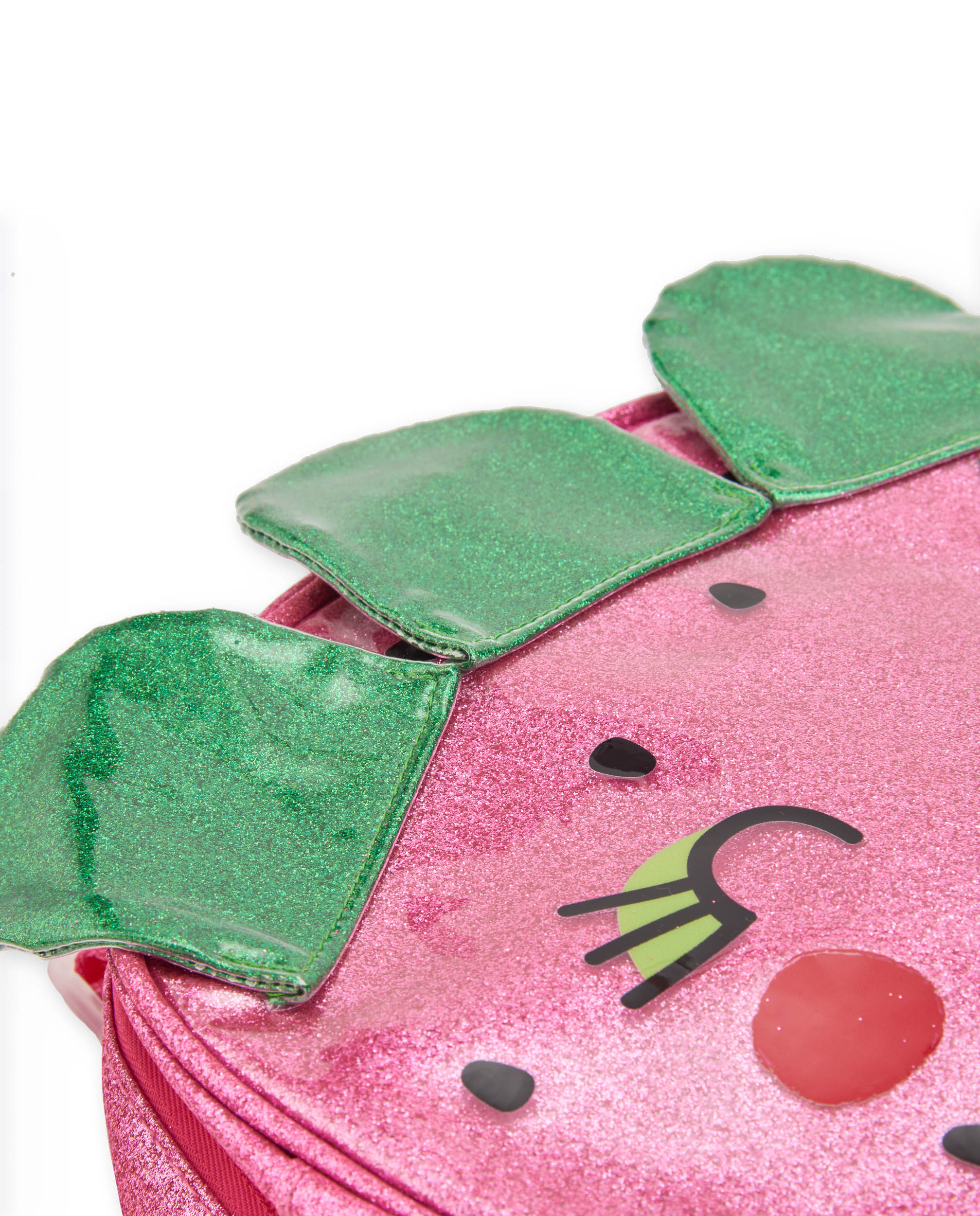 Mochila Infantil de Plana com Acabamento Brilhante Tuc tuc Rosa / Verde-3