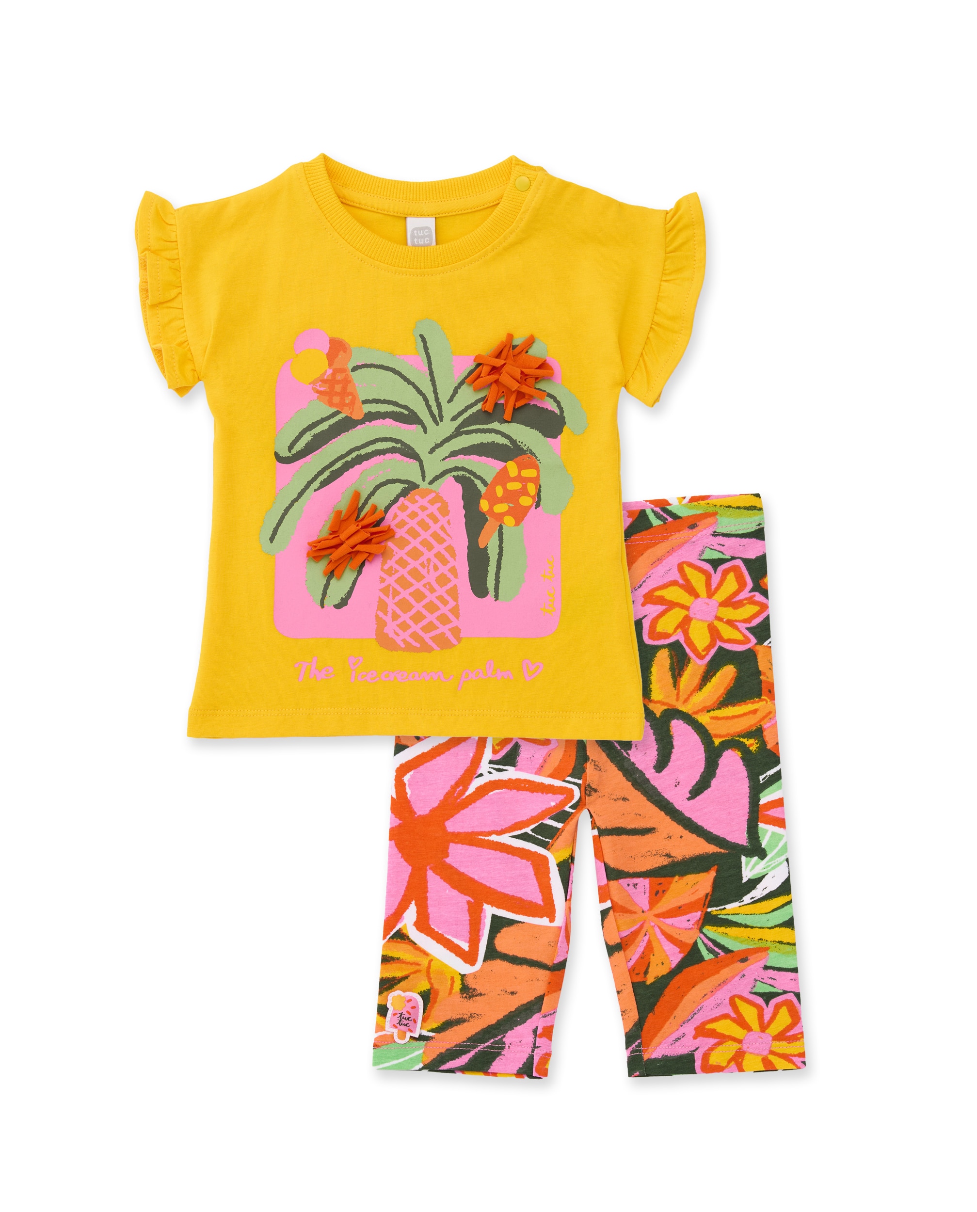 Imagem 0 de Conjunto Infantil de Malha com Detalhes em Relevo