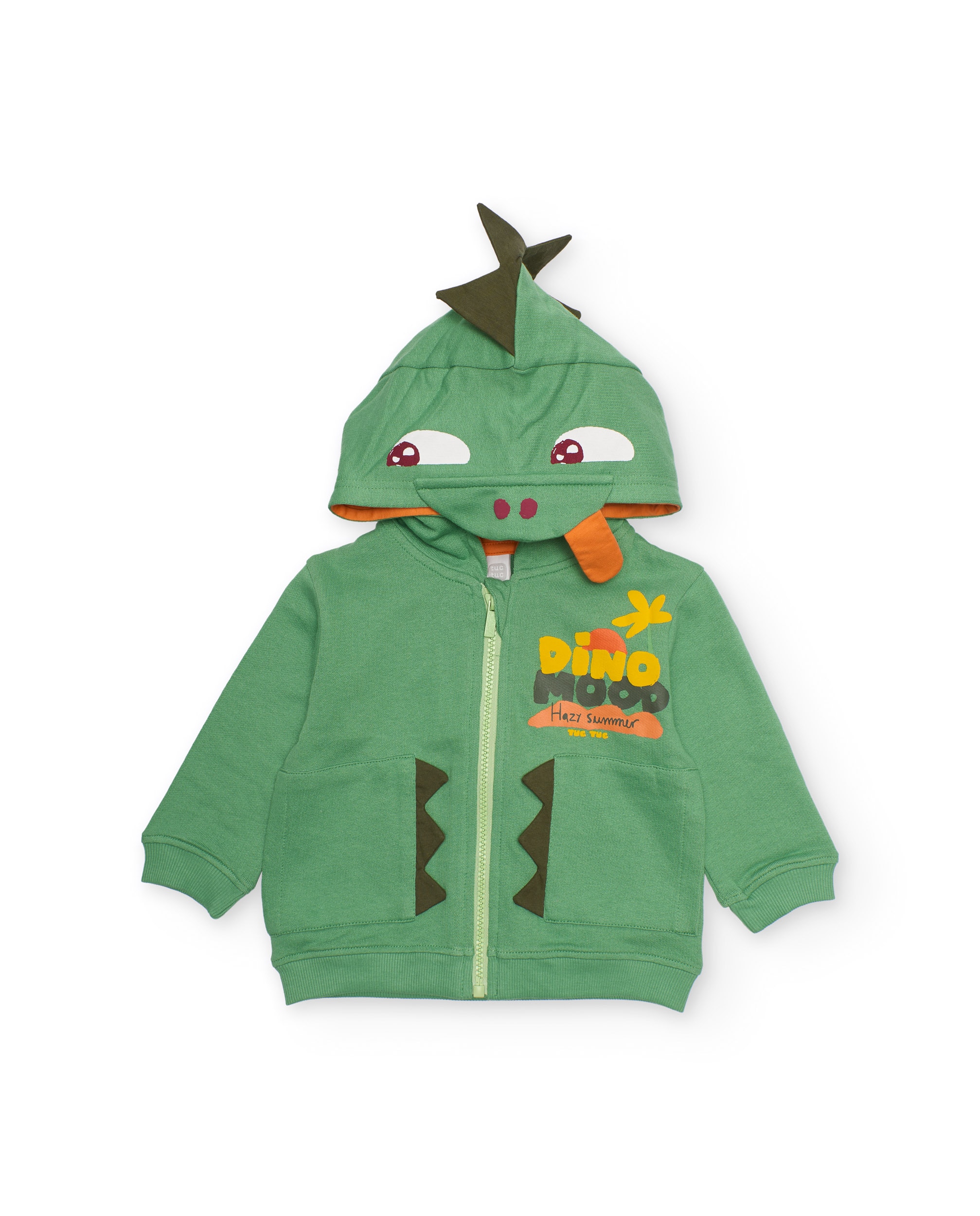 Sweat Infantil de Malha com Apliques em Relevo Tuc tuc Verde-1