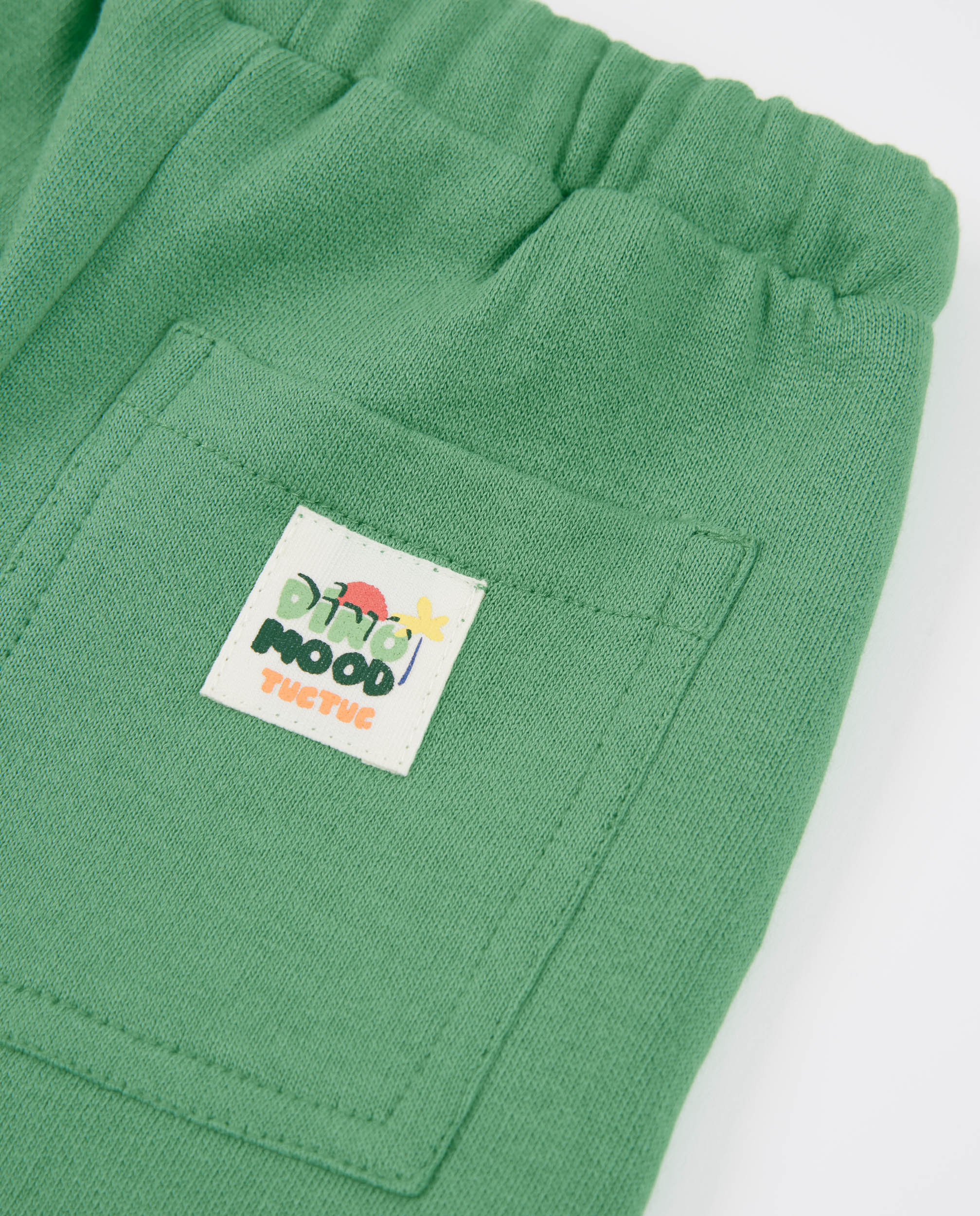 Calças Infantil de Malha com Cintura Elástica Tuc tuc Verde-4