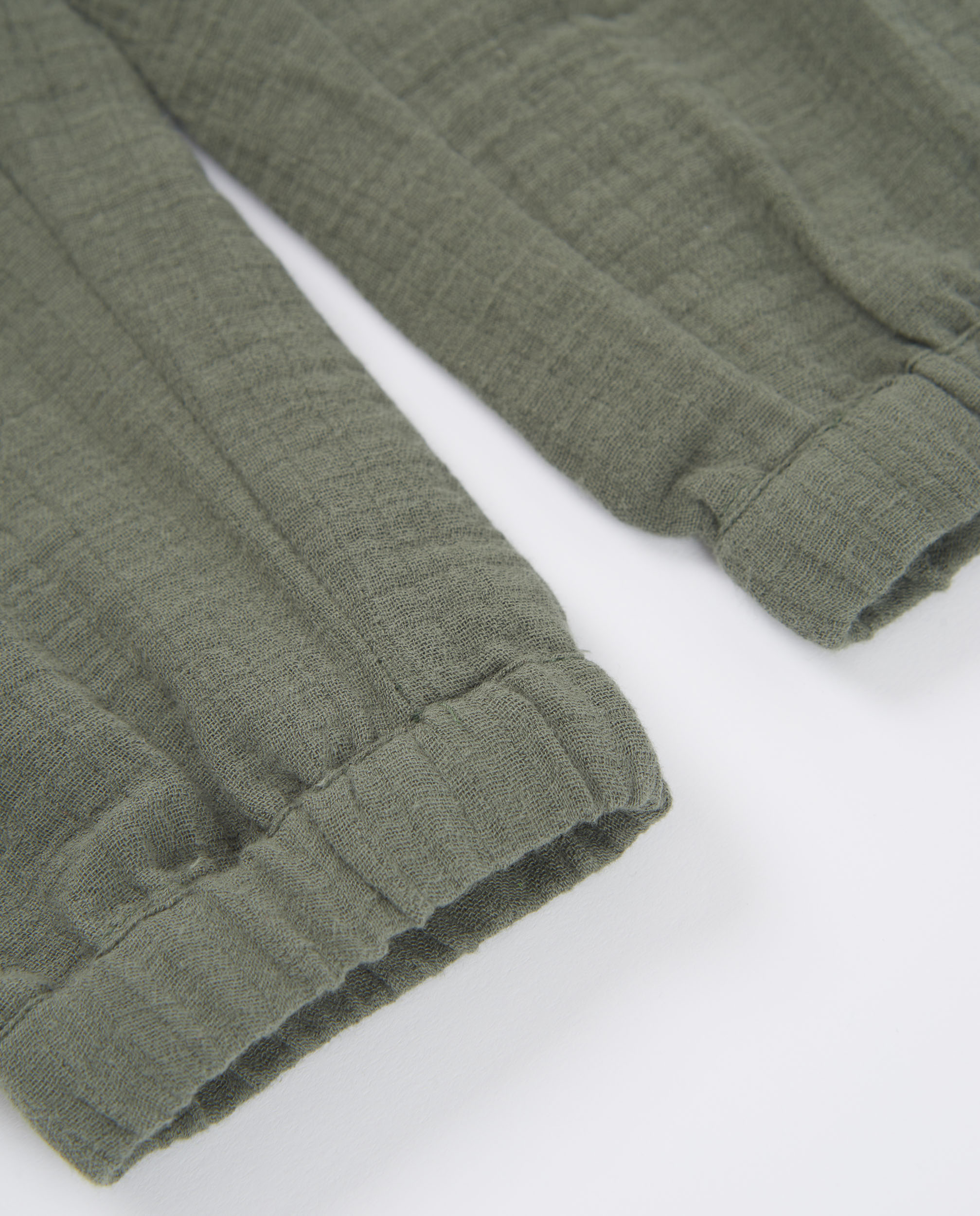 Calças de Plana com Bolsos Cargo Tuc tuc Verde-militar-4