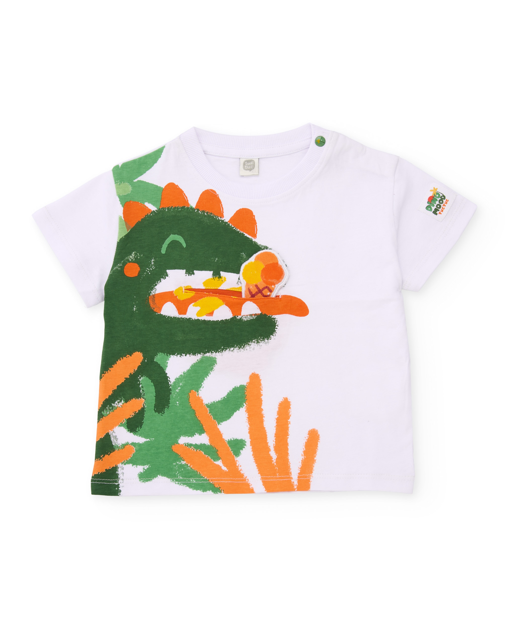 Imagem 0 de T-shirt Infantil de Malha com Aplicação Frontal
