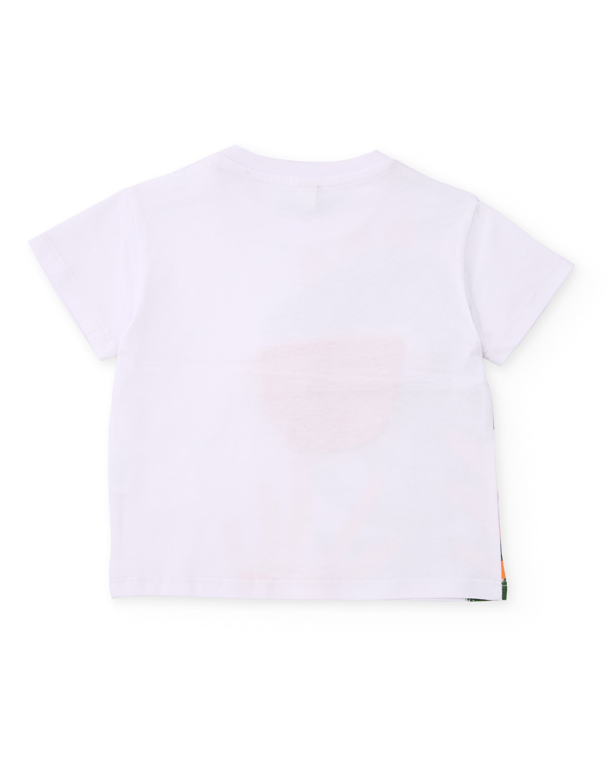 T-shirt Infantil de Malha com Aplicação Frontal Branco-2