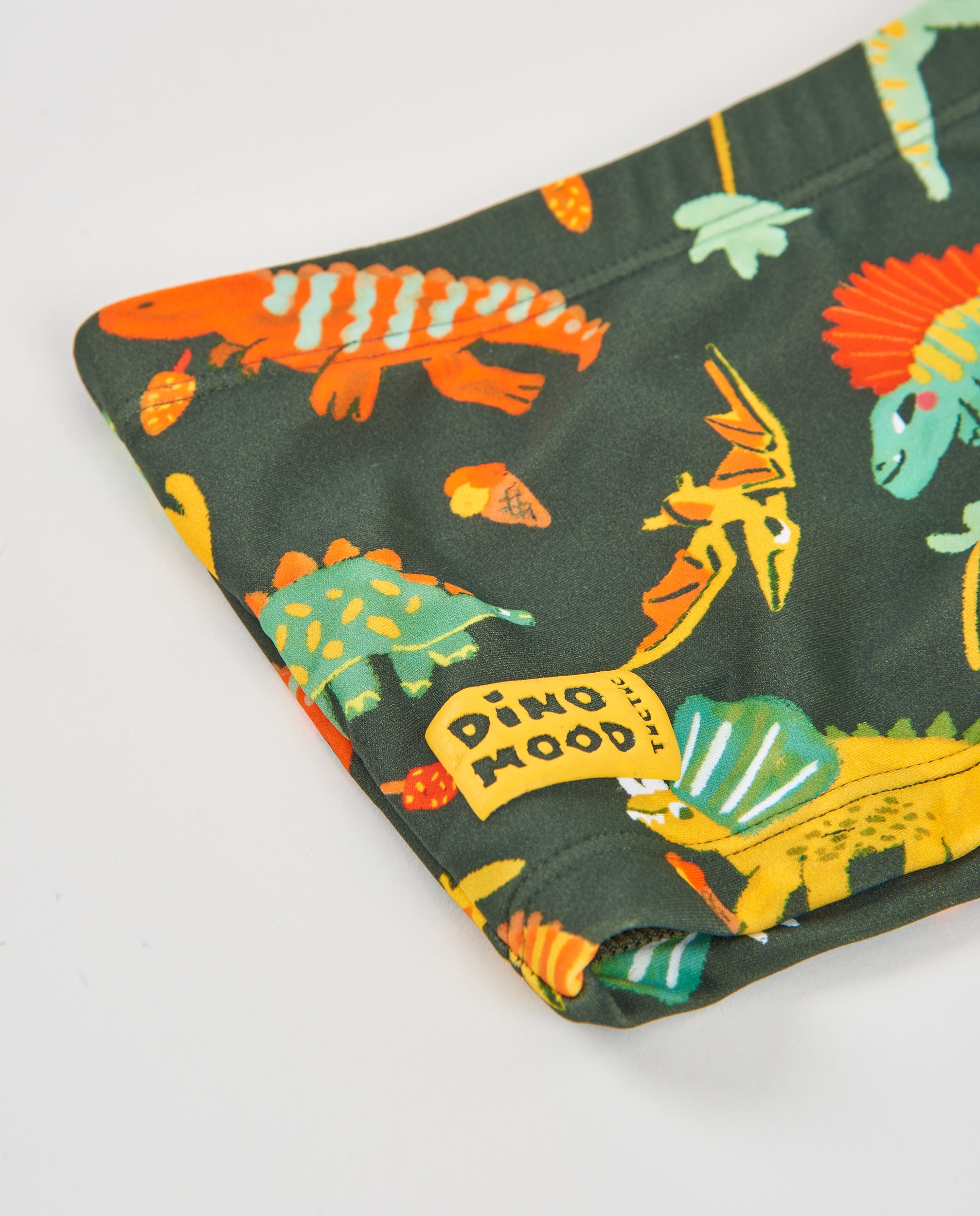 Fato de Banho Infantil de Malha com Estampado Integral Tuc tuc Verde-militar-3
