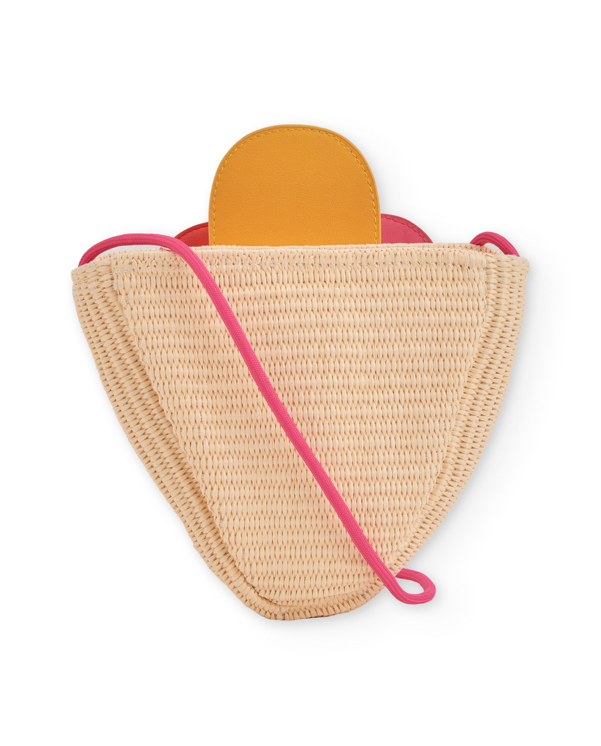 Mochila de Plana com Forma de Cone Tuc tuc Bege/Rosa-2