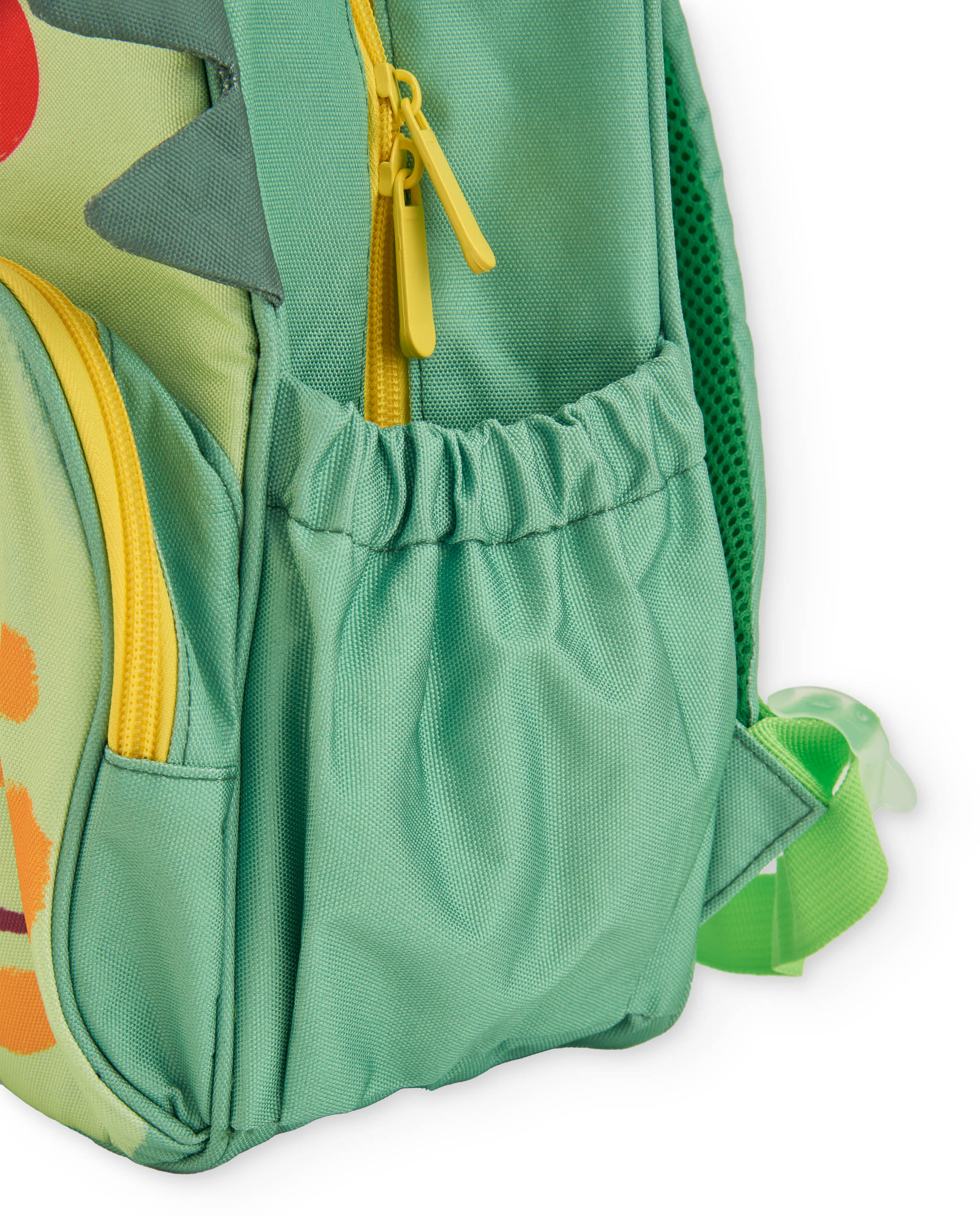 Mochila Plana com Design Dinossauro Tuc tuc Verde-3