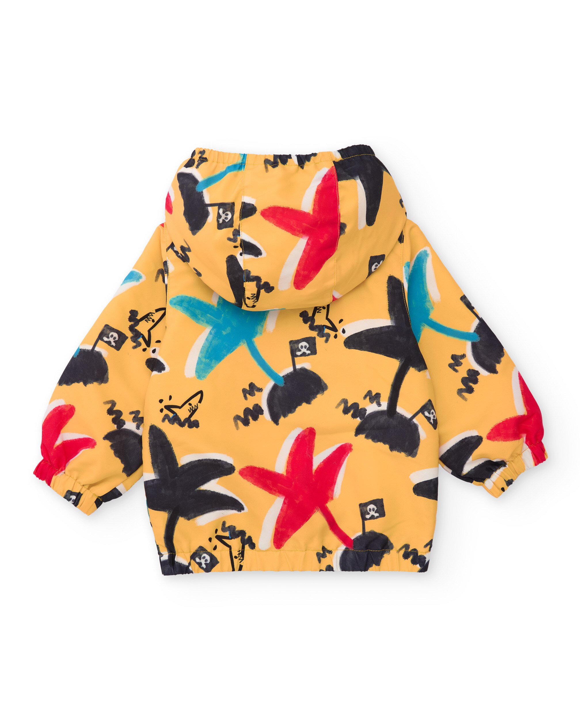 Casaco Infantil de Plana com Design Pirata Amarelo-2