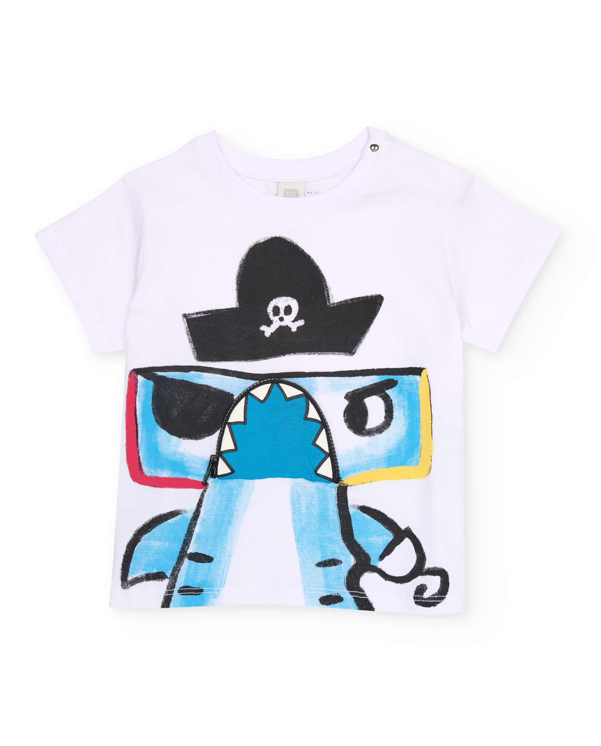 Imagem 0 de T-shirt Infantil de Malha de Inspiração Pirata