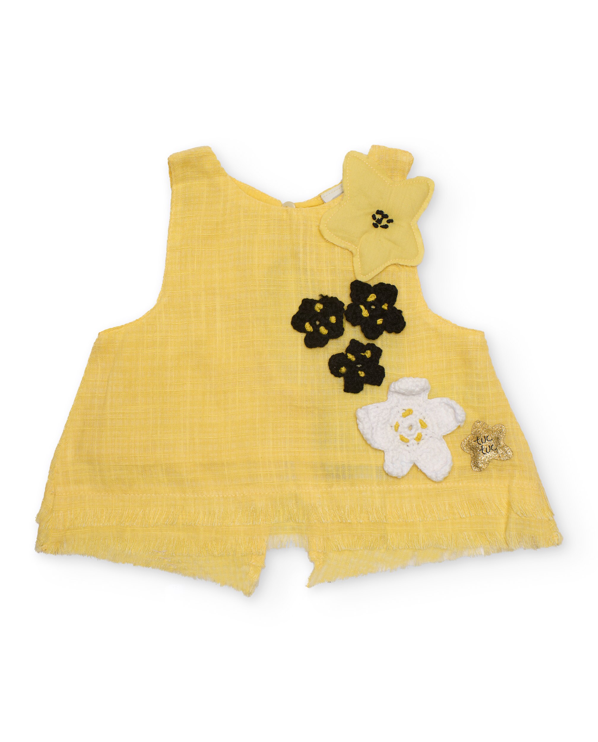 Imagem 0 de Blusa de Plana com Aplicações Florais
