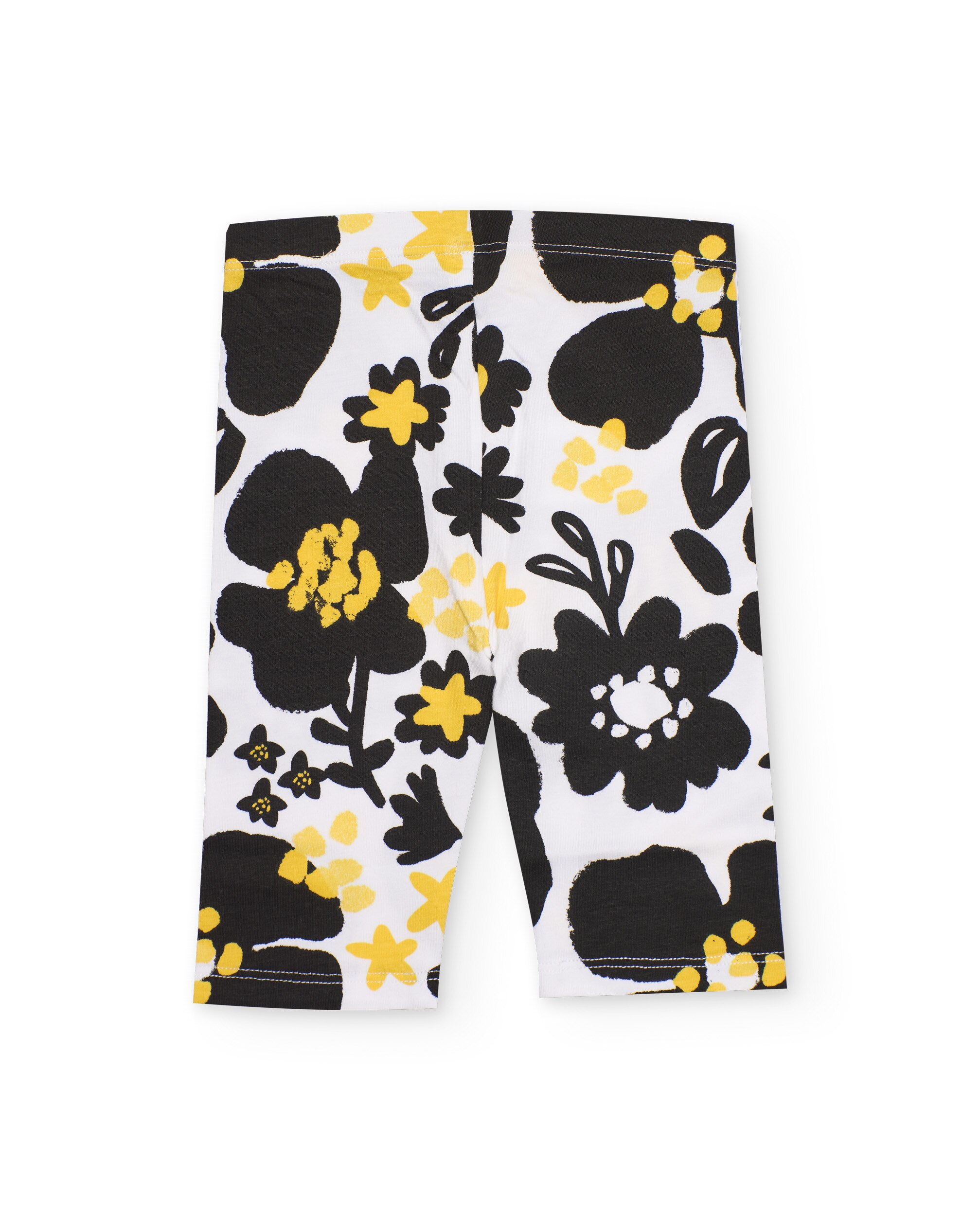 Conjunto Infantil de Malha com Detalhes em Lantejoulas Amarelo-5