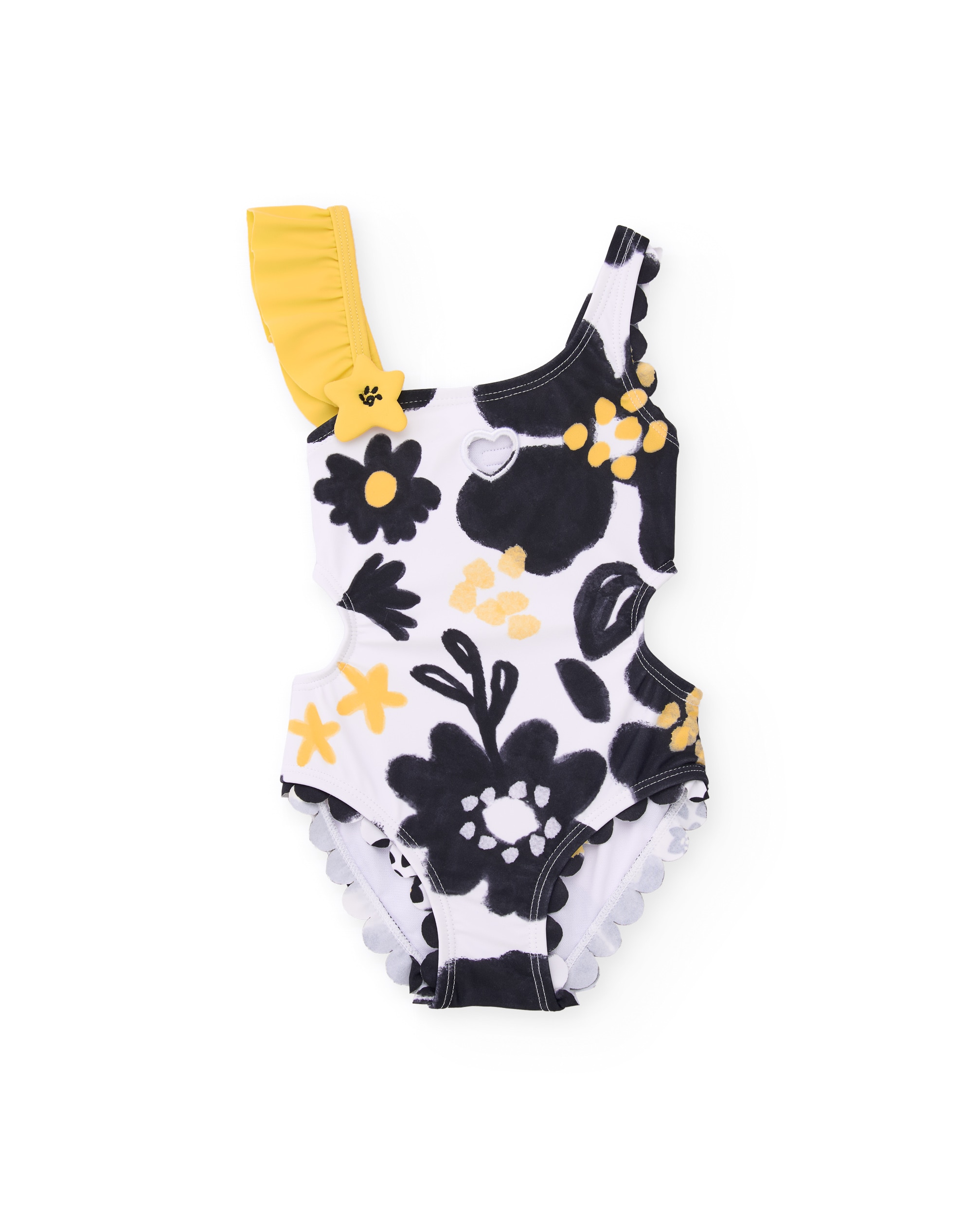 Imagem 0 de Fato de Banho Infantil de Malha com Design Assimétrico