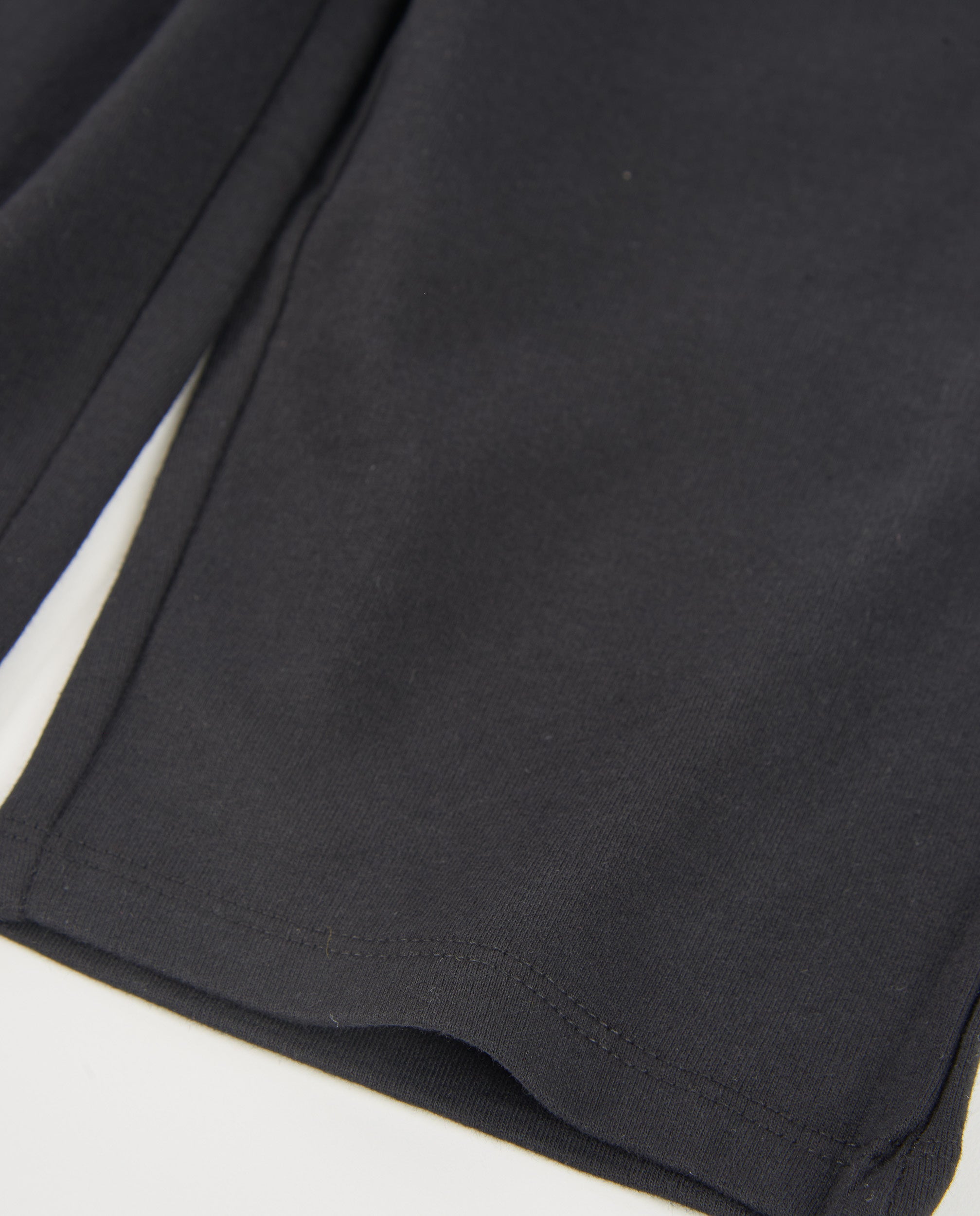 Calças Infantil de Malha e Cintura Elástica Preto-5