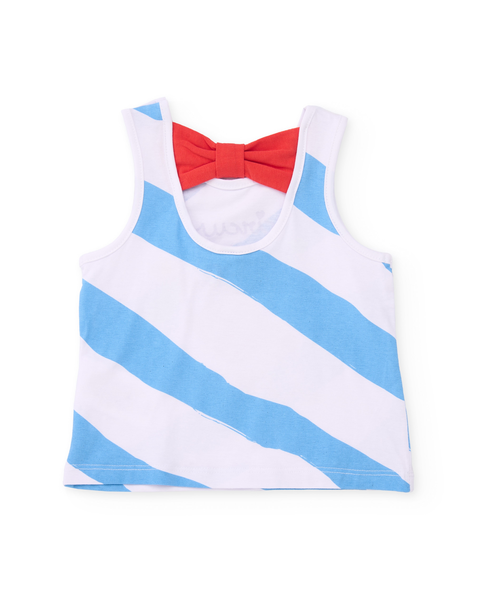 Conjunto Infantil de Malha com Pregas Frontais Vermelho-4