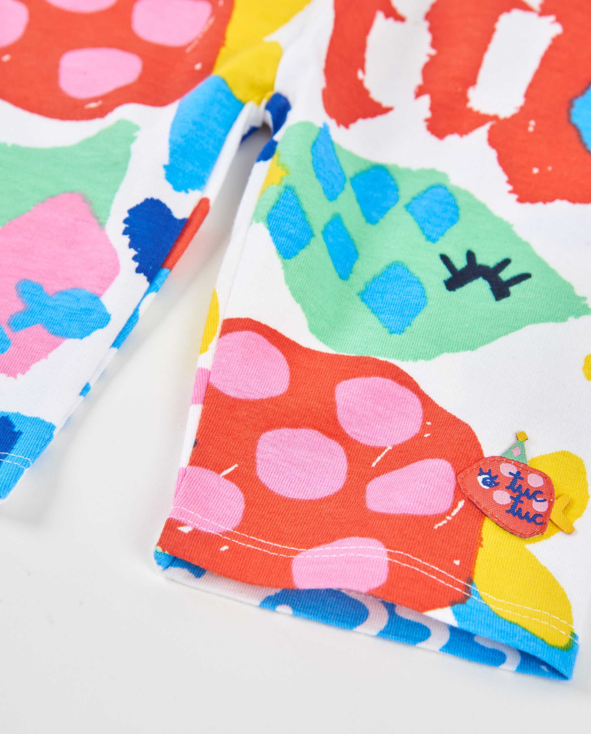 Leggings Infantil de Malha e Estampado em Marinho Tuc tuc Multicolor-4