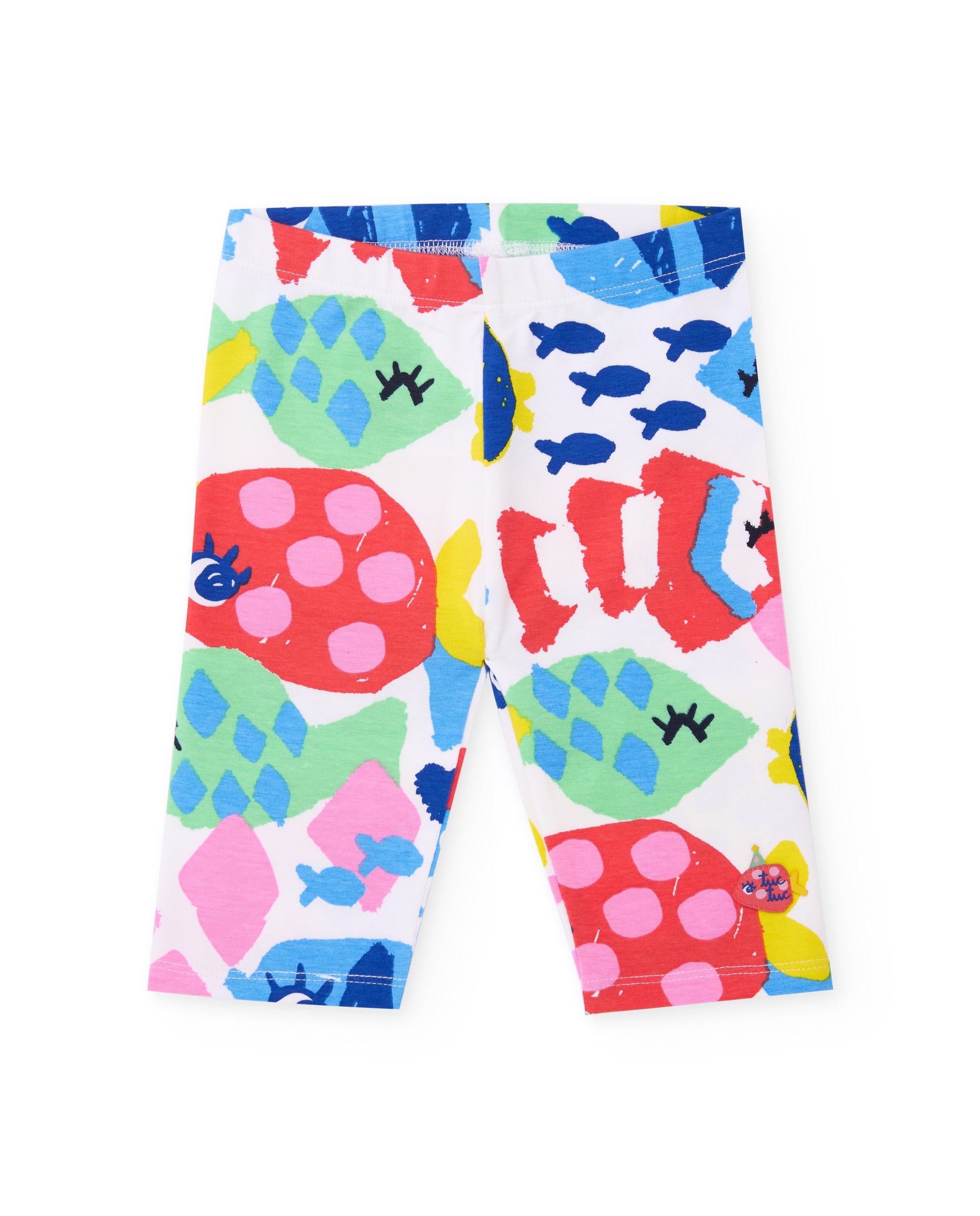 Imagem 0 de Leggings Infantil de Malha e Estampado em Marinho