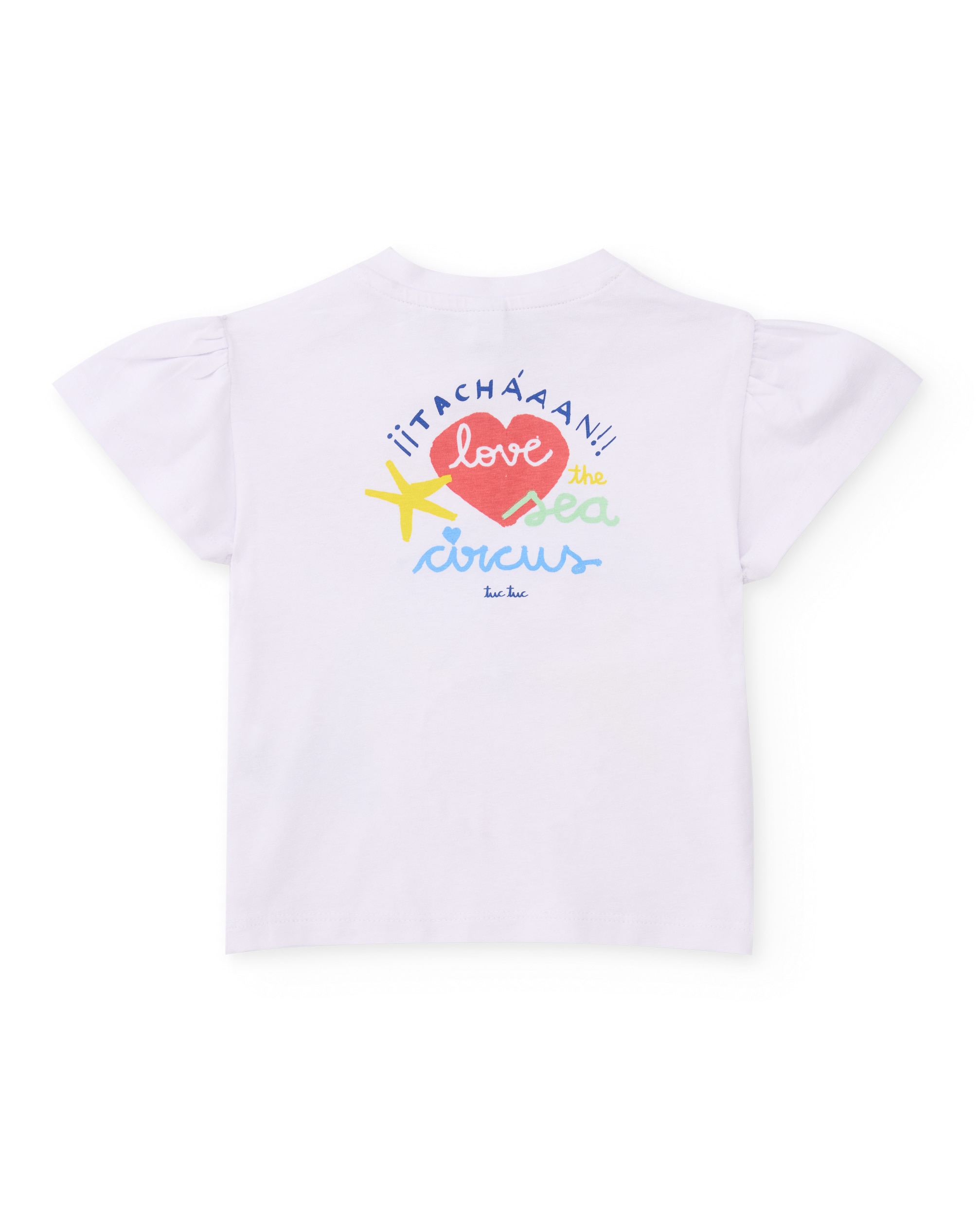 Conjunto Infantil de Malha e Design Golfinho Branco-4