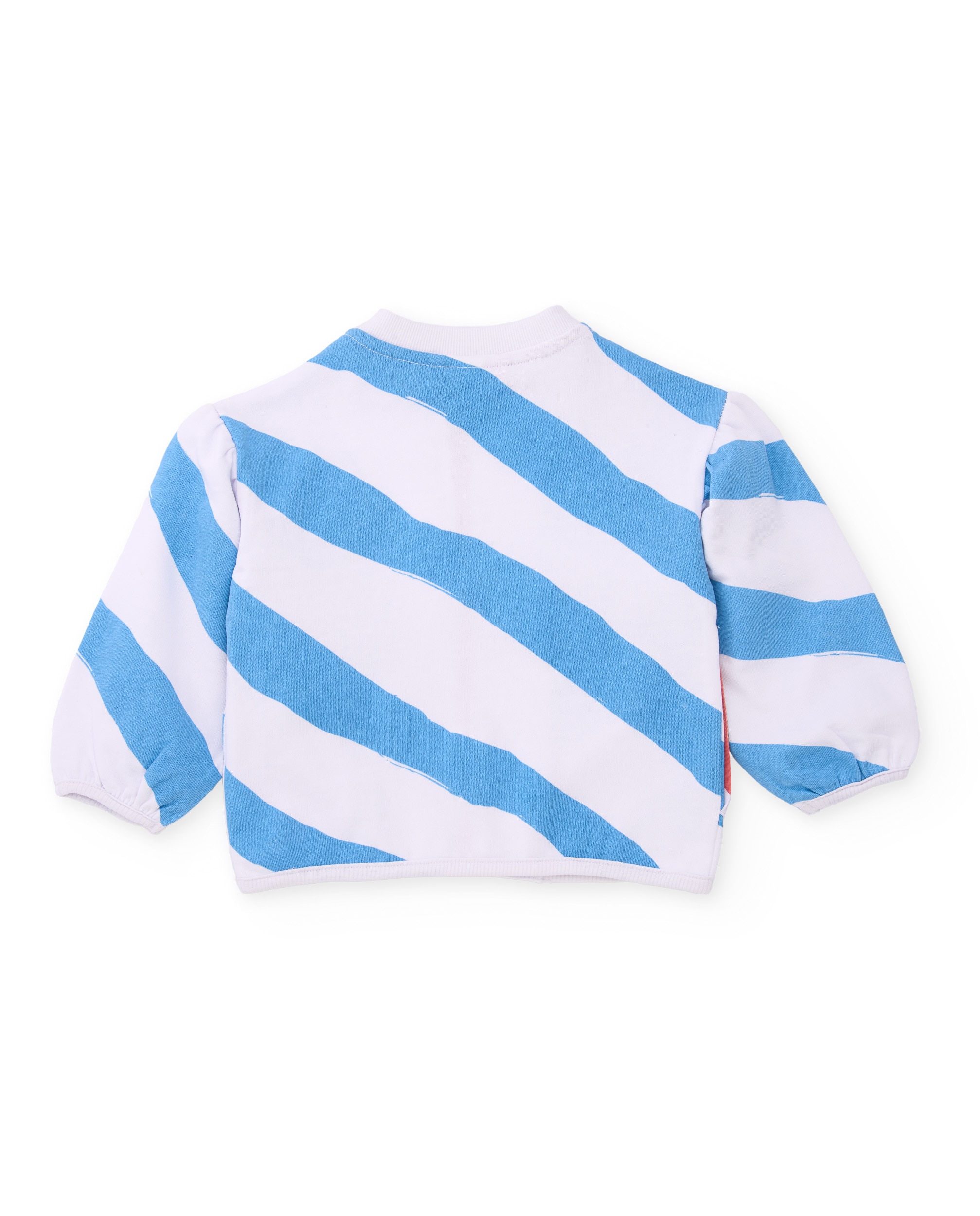 Sweat Infantil de Malha e Fecho Zip Azul-2