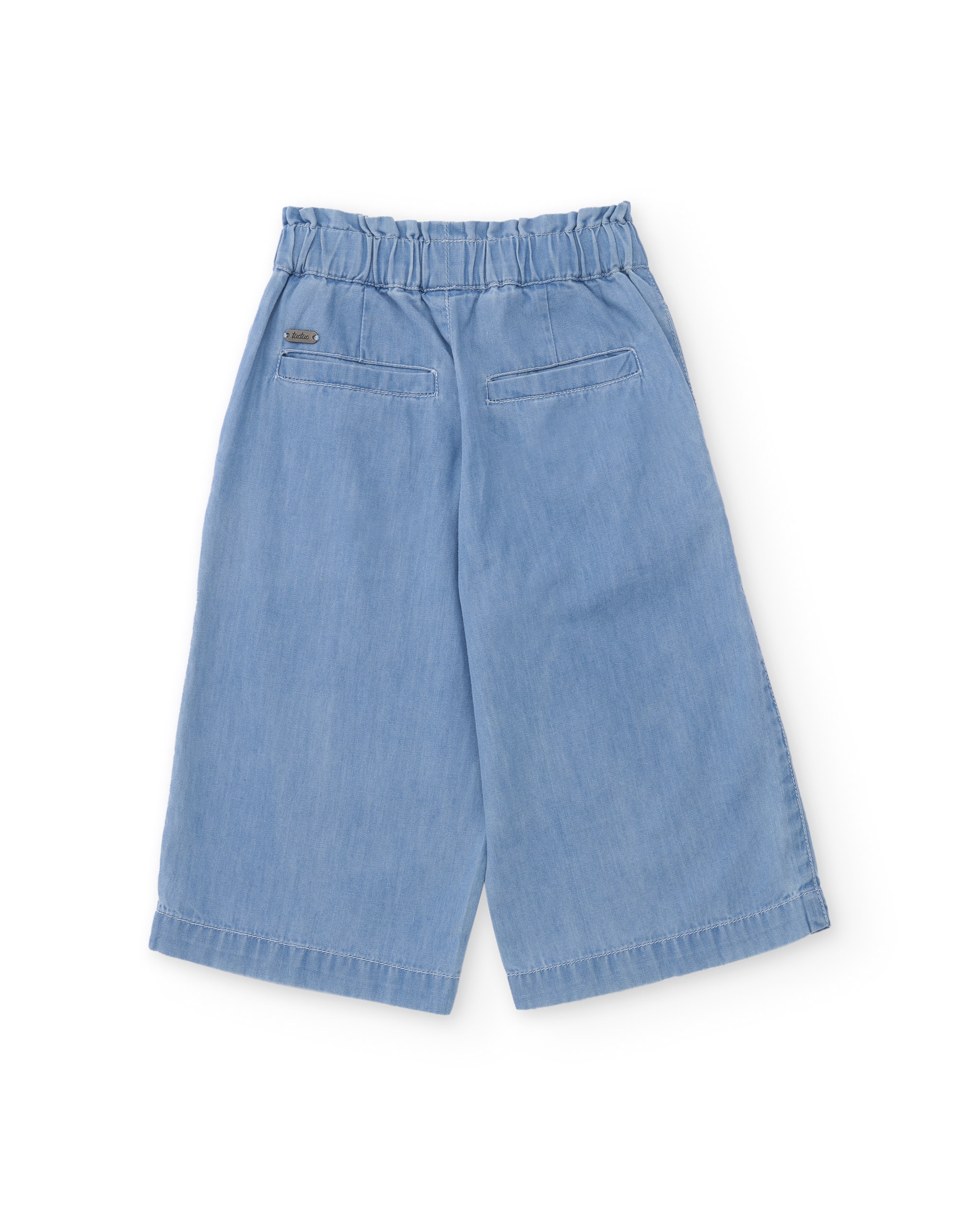 Calças de Plana e Denim Claro Tuc tuc Azul-2