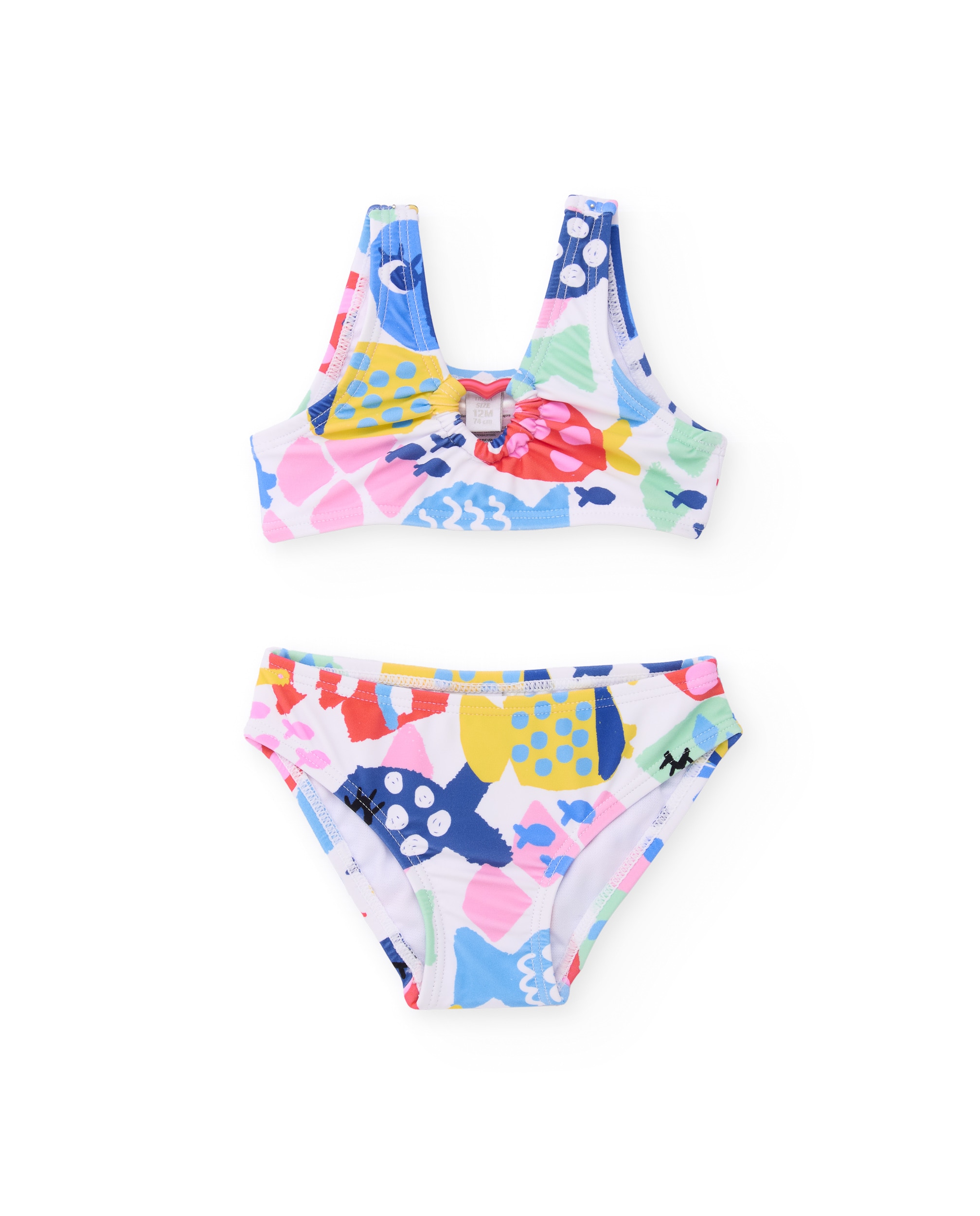 Imagem 0 de Biquíni Infantil de Malha e Detalhe Franzido