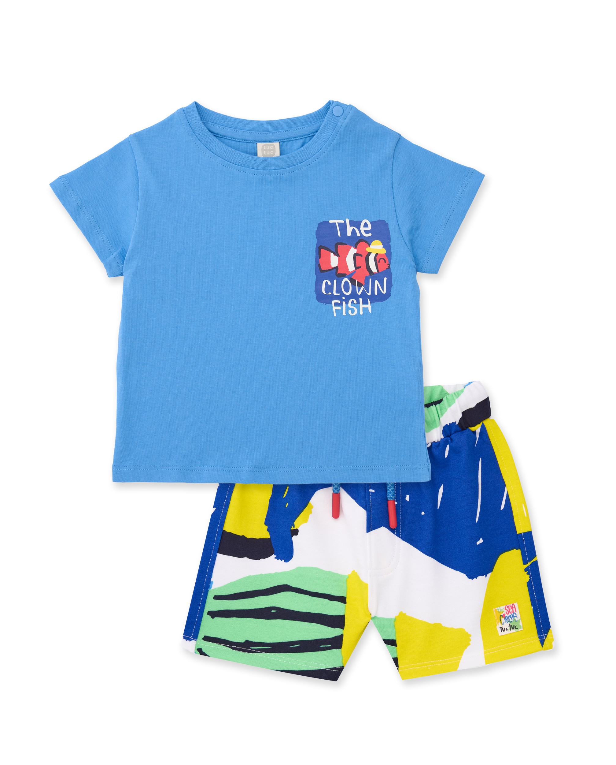 Imagem 0 de Conjunto Infantil de Malha e Estampado Artístico