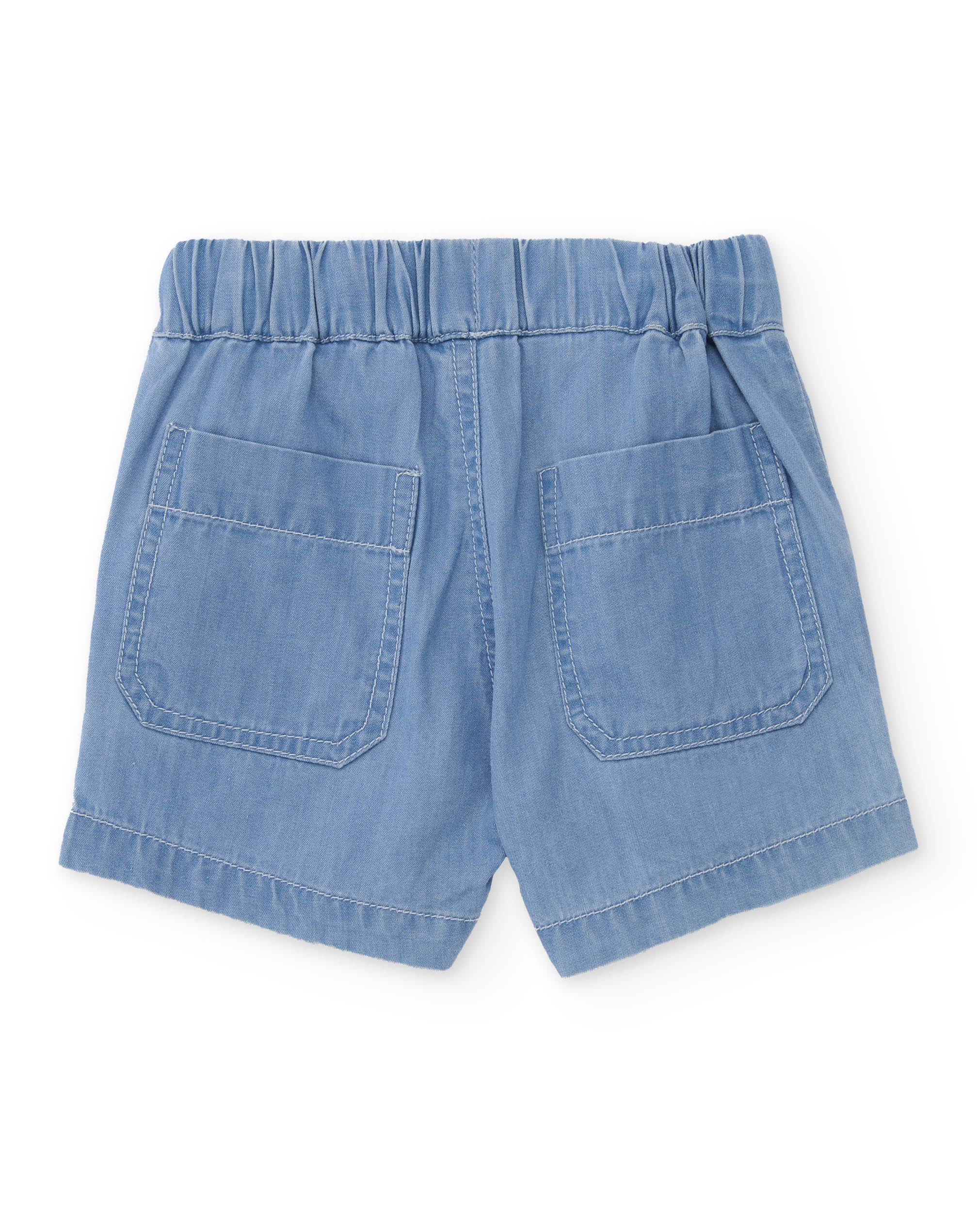 Bermuda Infantil de Plana e Denim Leve Tuc tuc Azul-2