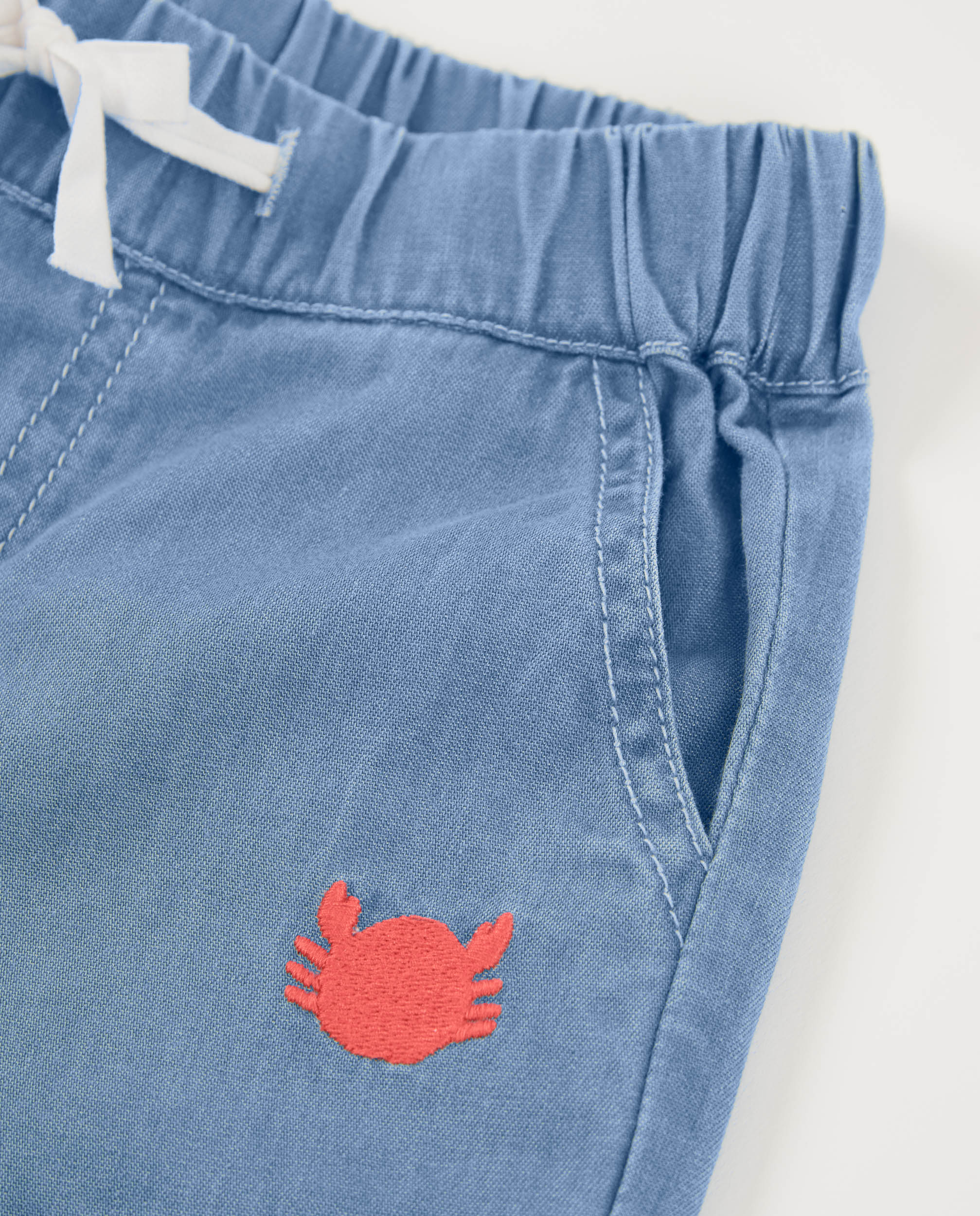 Bermuda Infantil de Plana e Denim Leve Tuc tuc Azul-3
