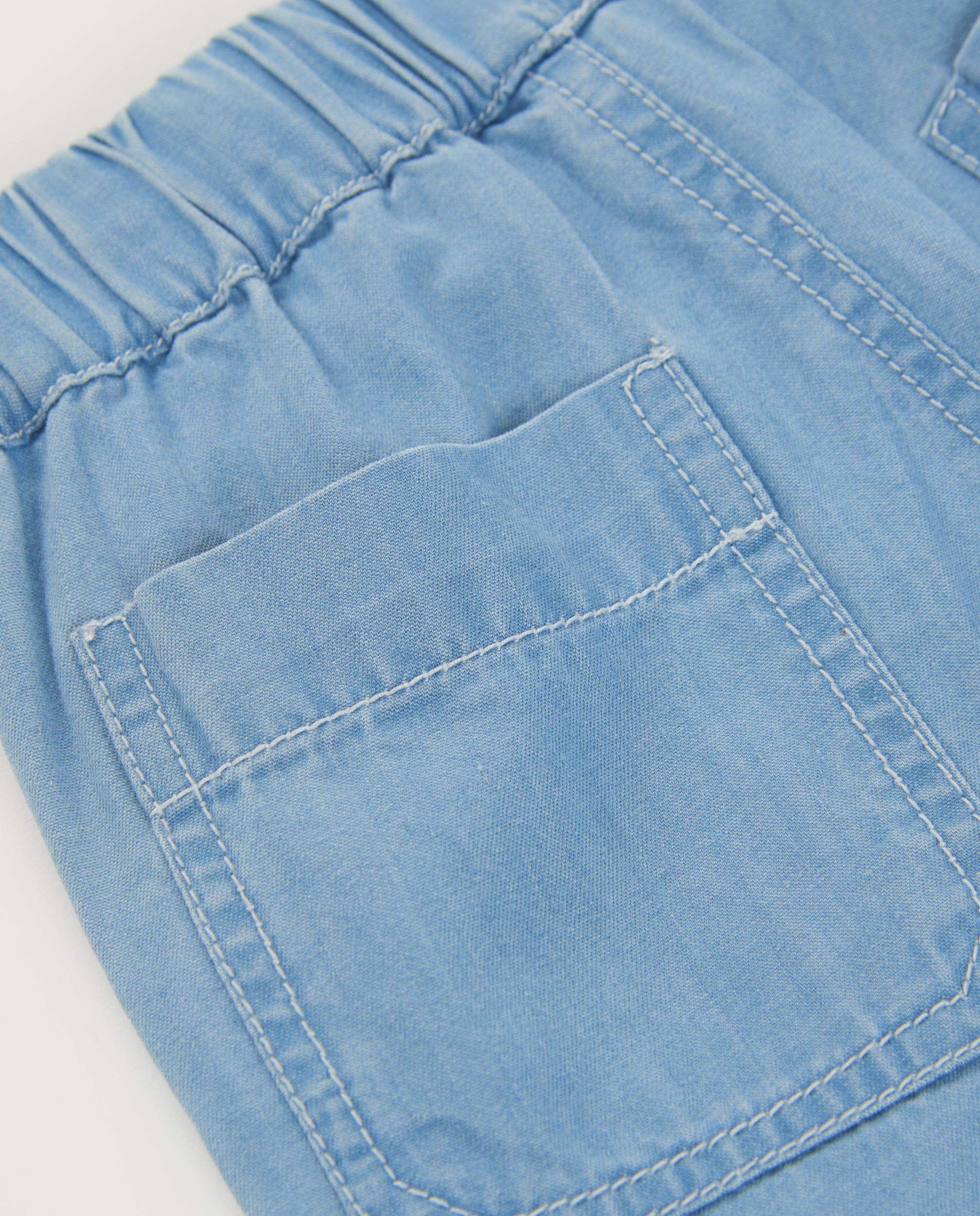 Bermuda Infantil de Plana e Denim Leve Tuc tuc Azul-4