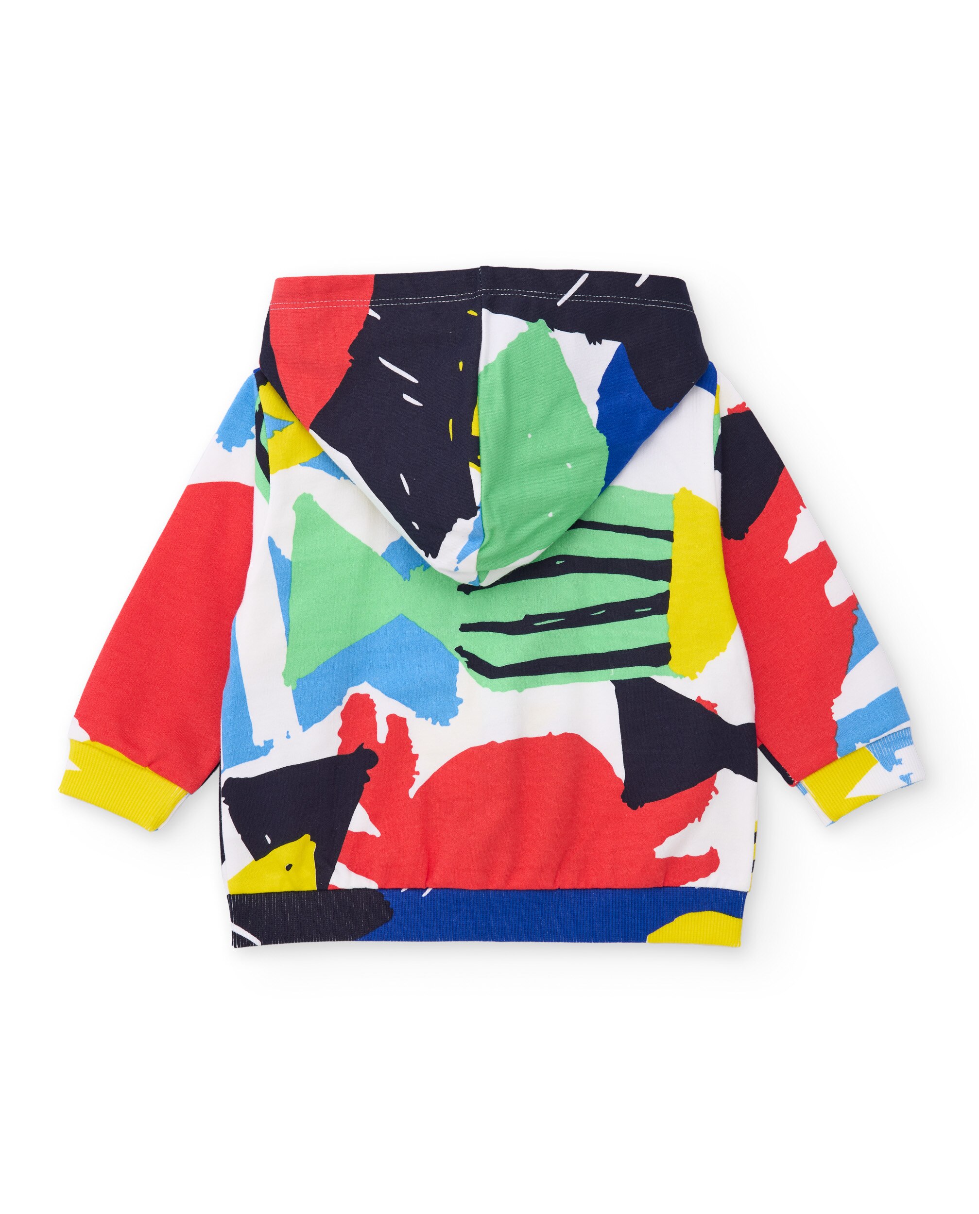 Sweat Infantil de Malha com Capuz Branco-2