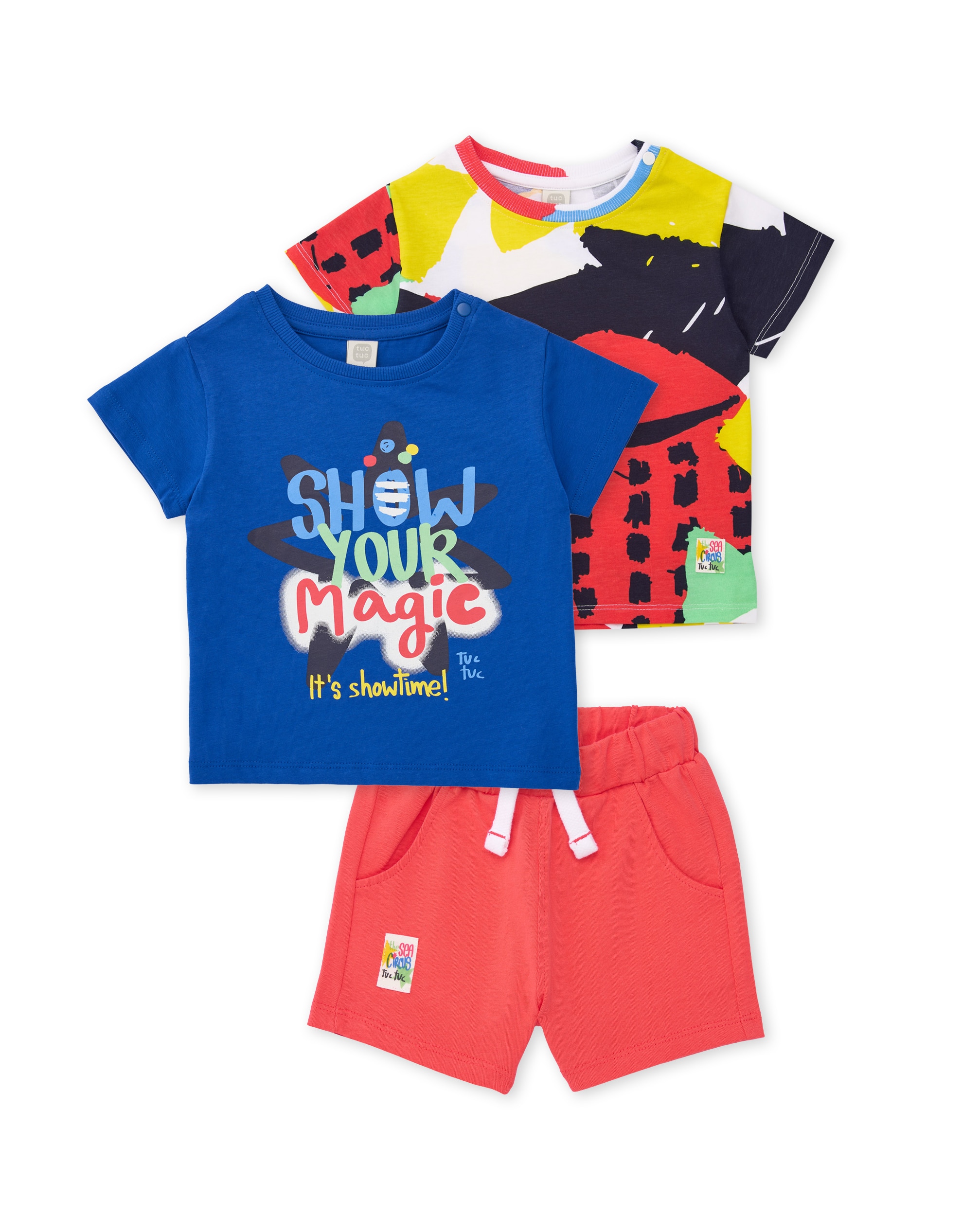 Imagem 0 de Conjunto Infantil de Malha de Três Peças
