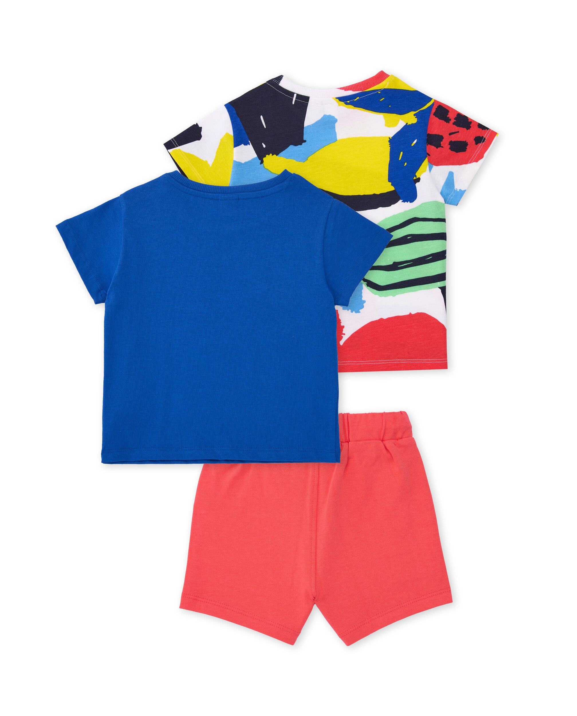 Conjunto Infantil de Malha de Três Peças Tuc tuc Azul-2