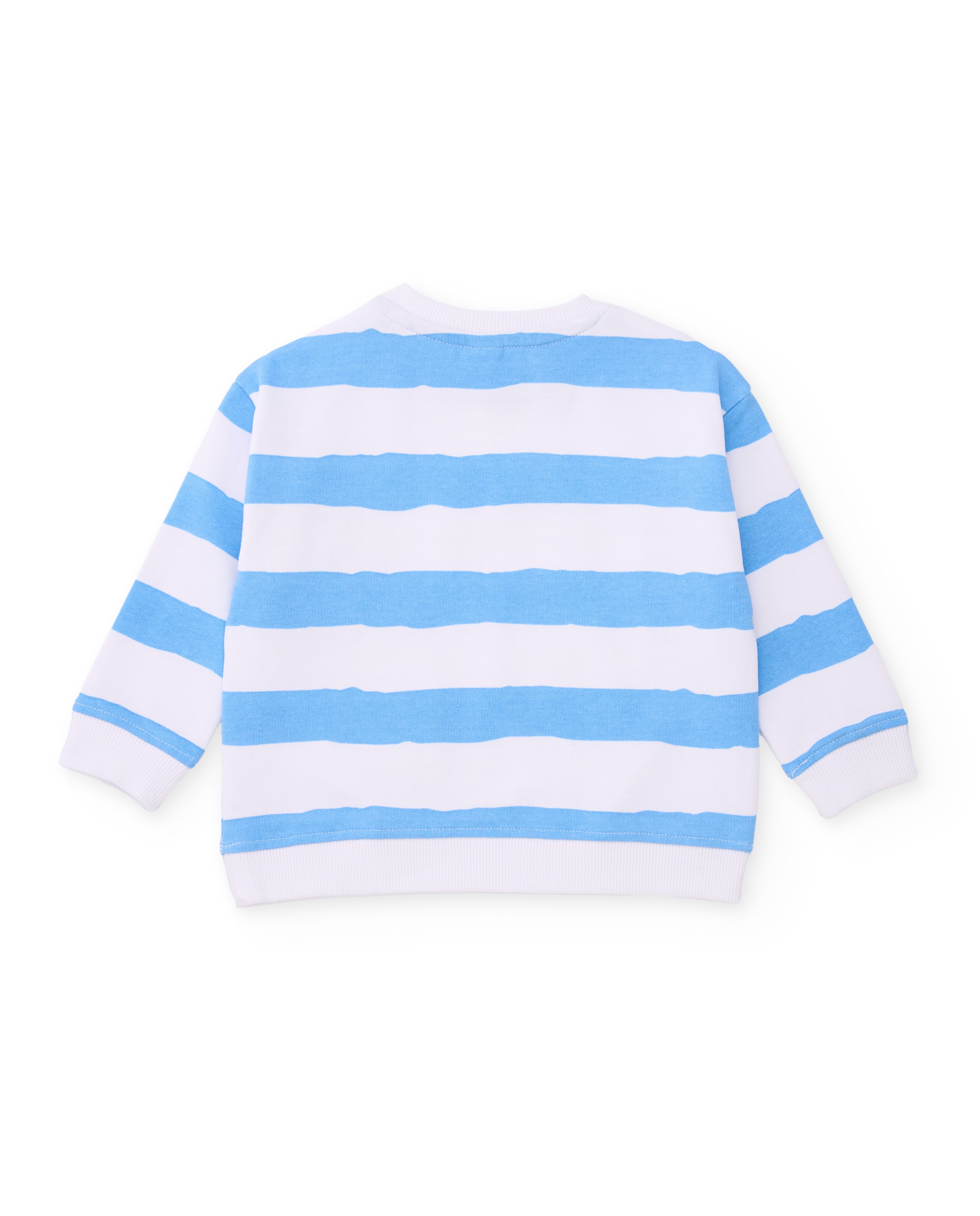 Sweat Infantil de Malha e Estampado Às Riscas Tuc tuc Azul-2