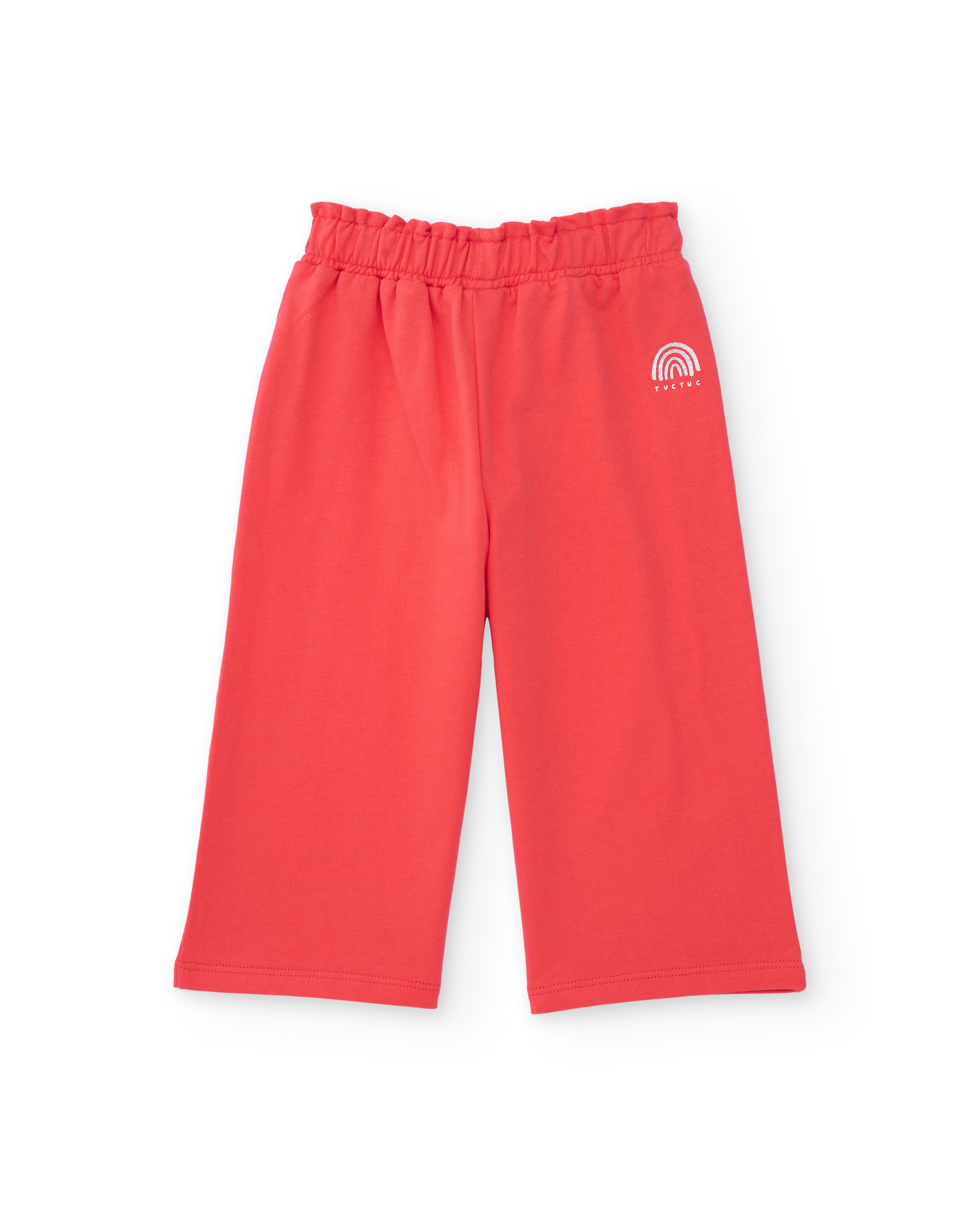 Calças de Malha e Corte Culotte Tuc tuc Vermelho-2