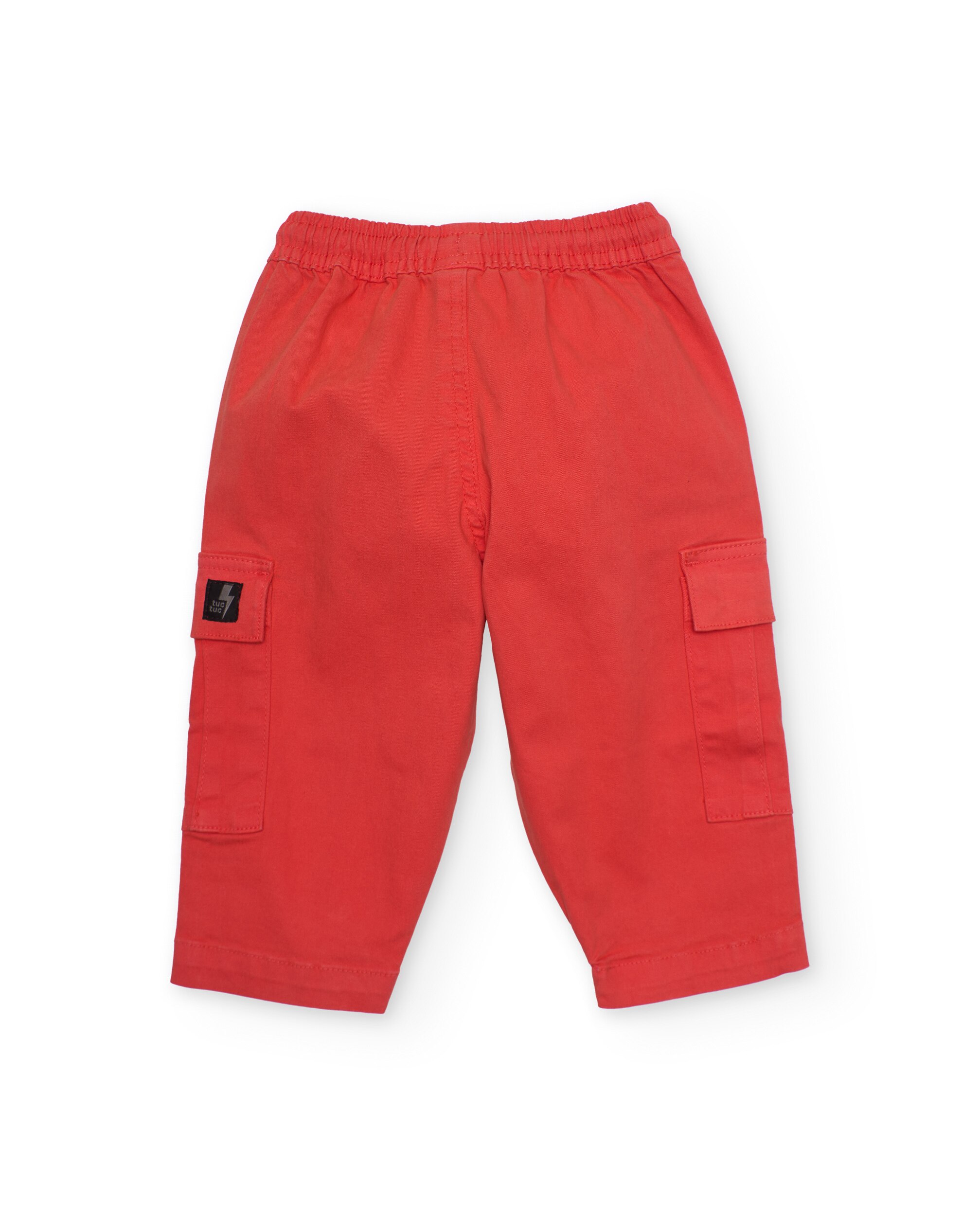 Calças de Plana e Estilo Cargo Tuc tuc Vermelho-2