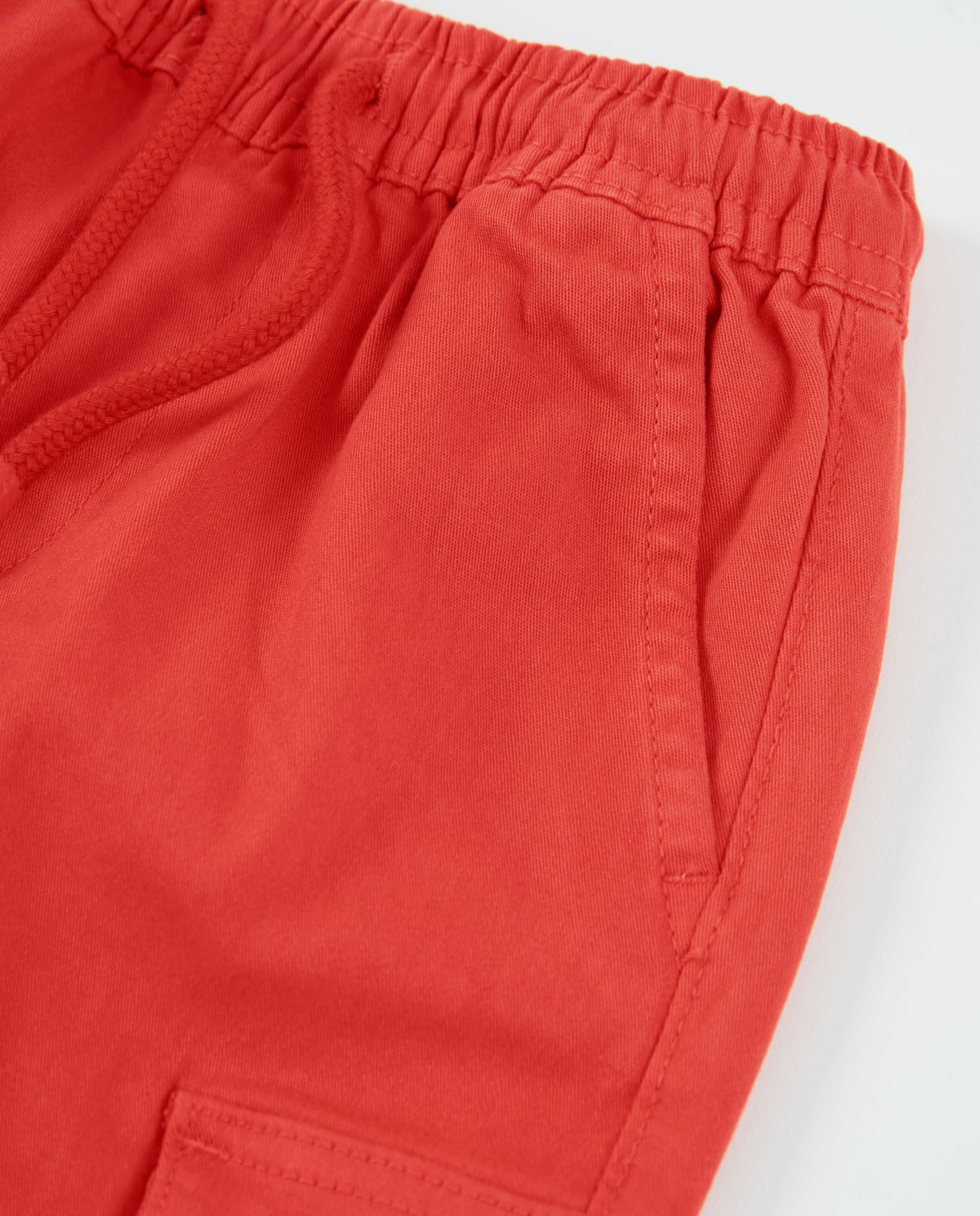 Calças de Plana e Estilo Cargo Tuc tuc Vermelho-3
