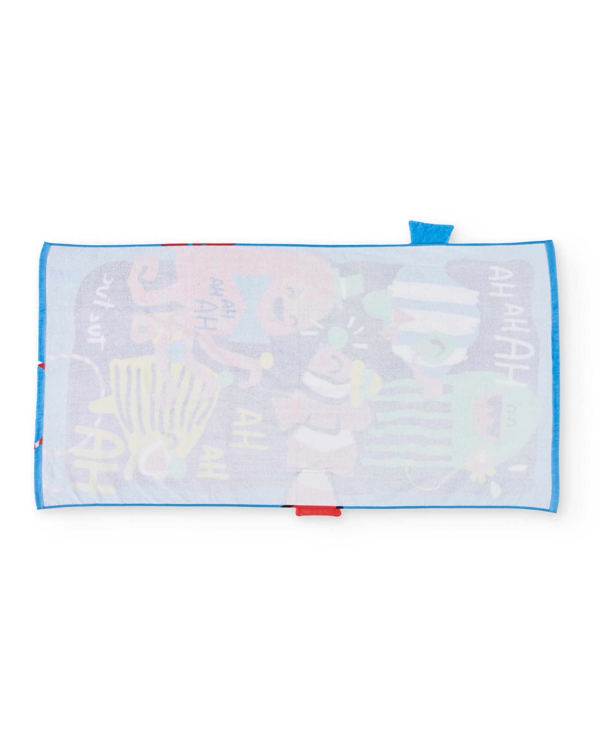 Toalha Infantil de Malha com Detalhes em Relevo Tuc tuc Azul-2
