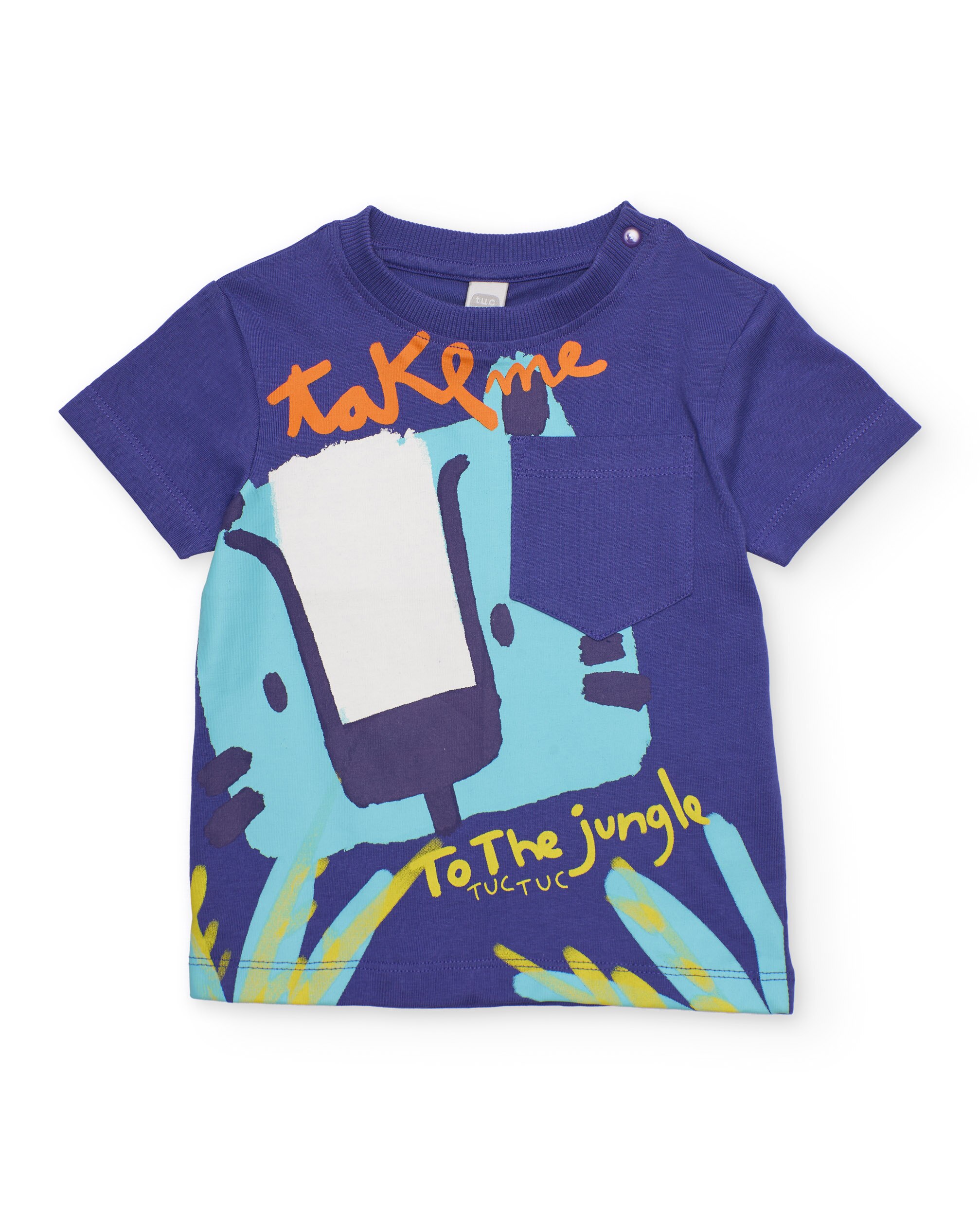 Imagem 0 de T-shirt Infantil de Malha com Grande Estampado Frontal