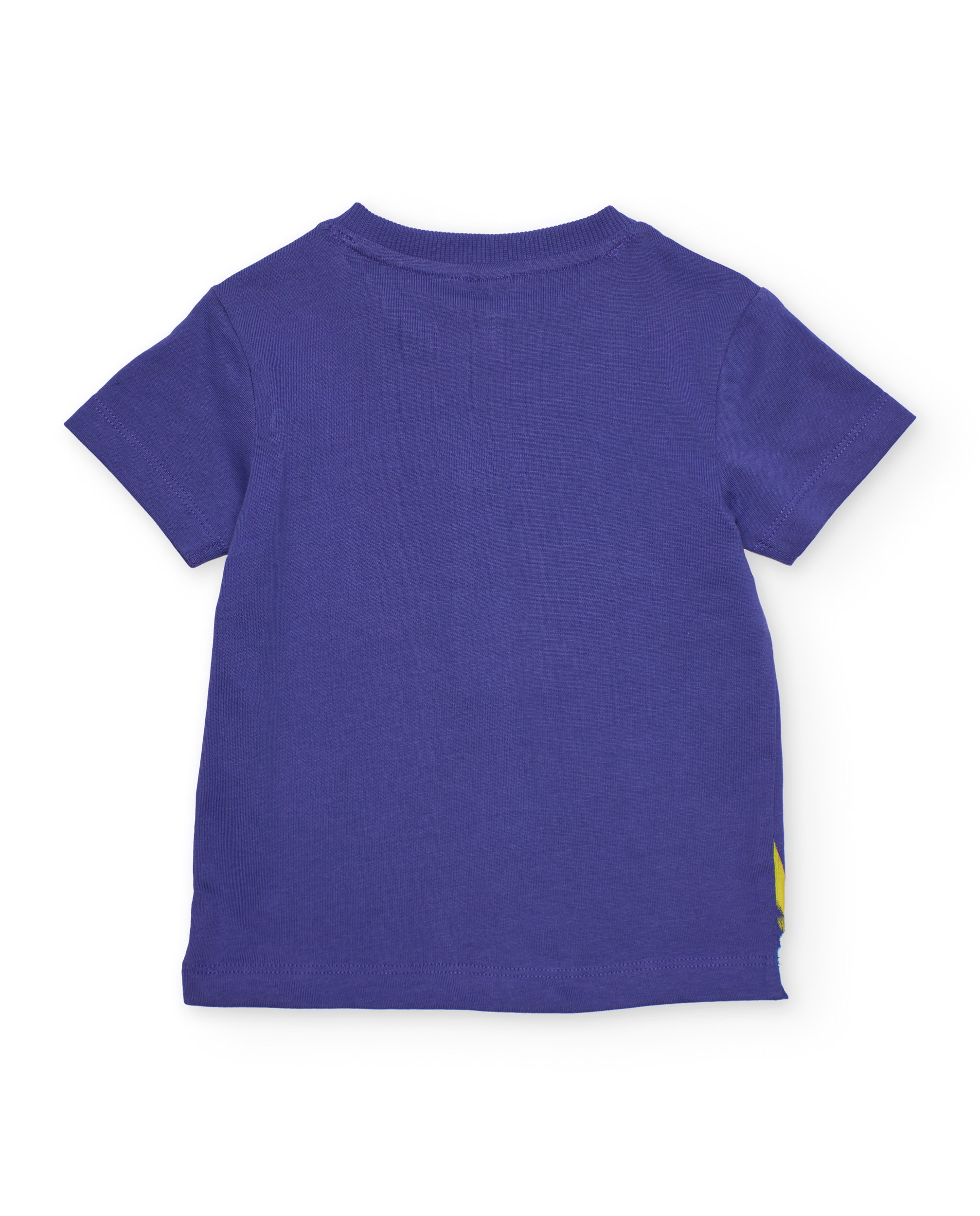 T-shirt Infantil de Malha com Grande Estampado Frontal Lilás-2
