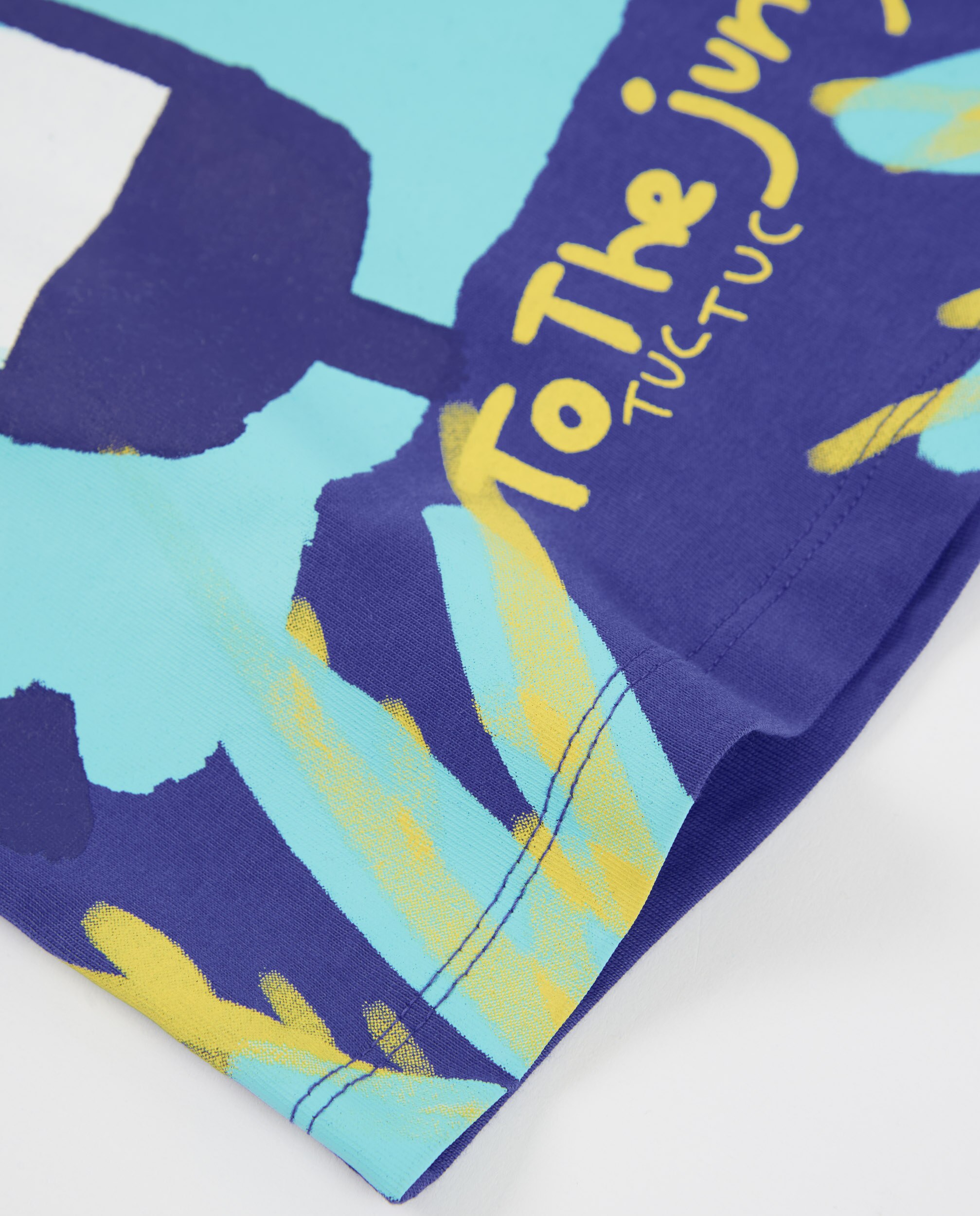 T-shirt Infantil de Malha com Grande Estampado Frontal Lilás-4