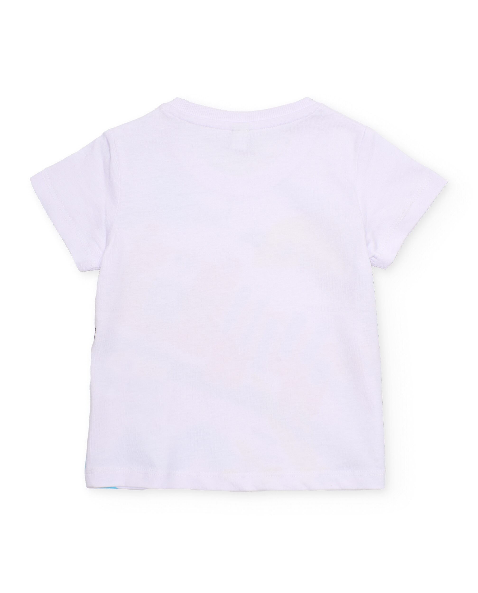 Conjunto Infantil de Malha e Gráfico de Tigre Branco-4
