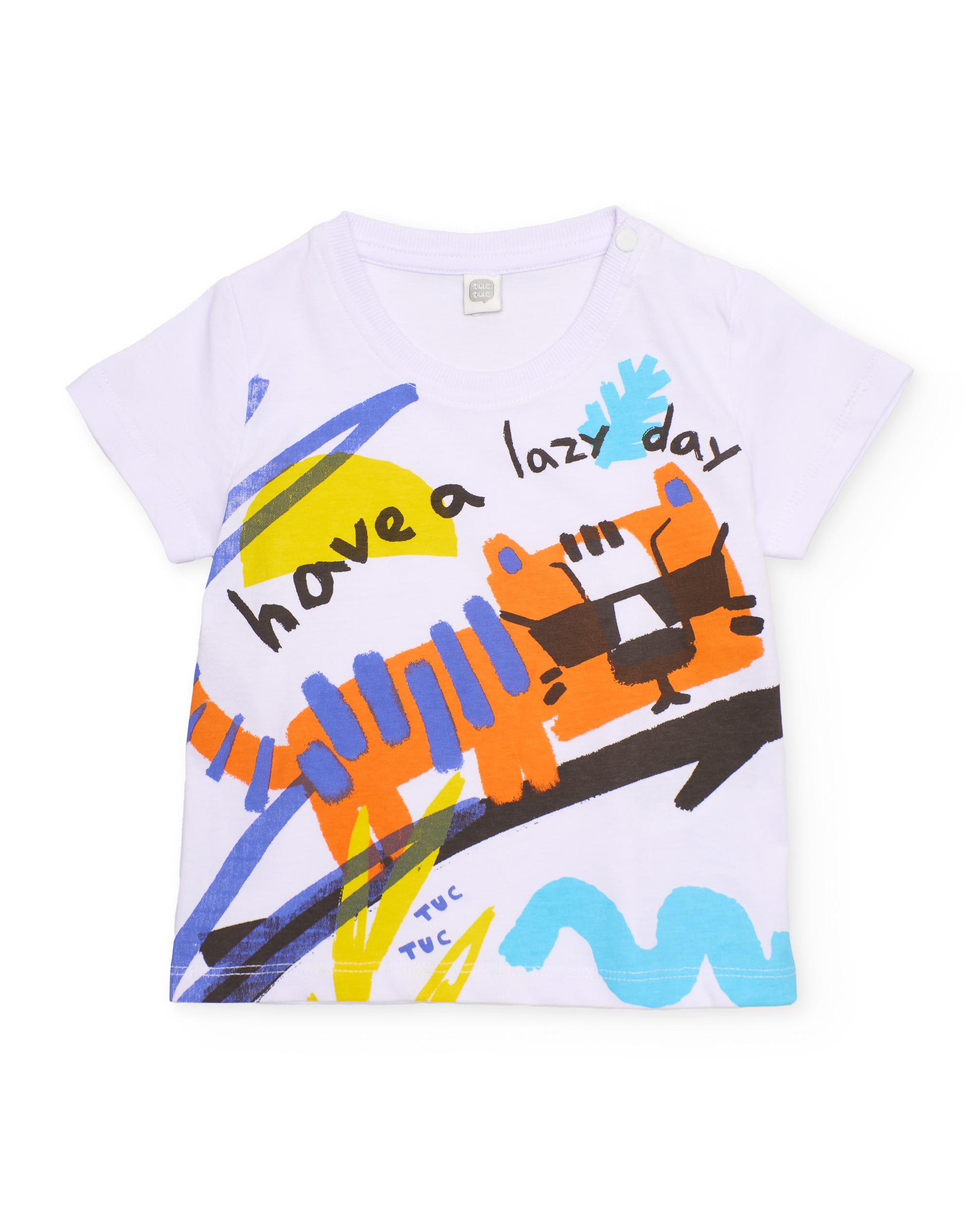Imagem 0 de T-shirt Infantil de Malha com Estampado Grande