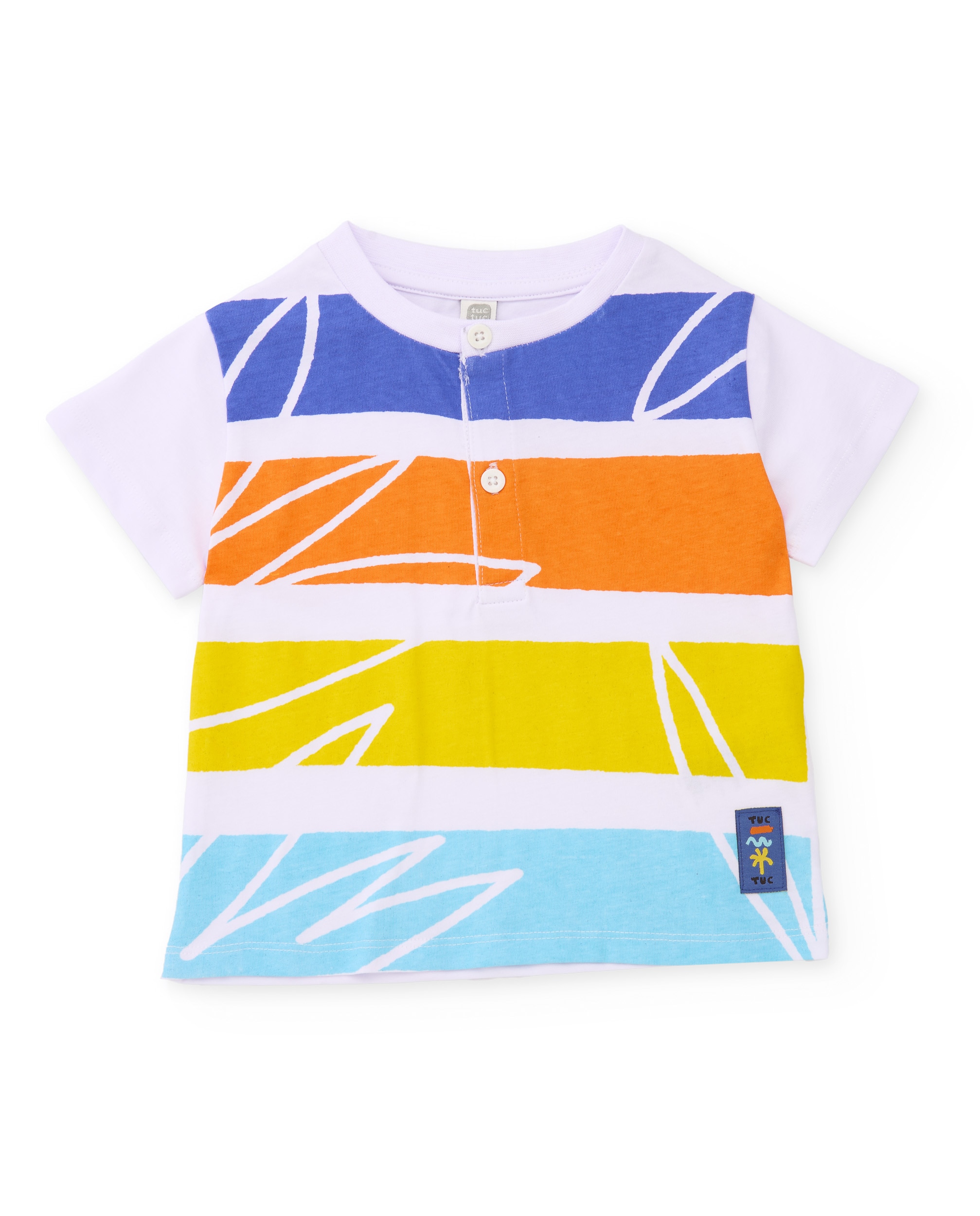Imagem 0 de T-shirt Infantil de Malha com Franjas Horizontais